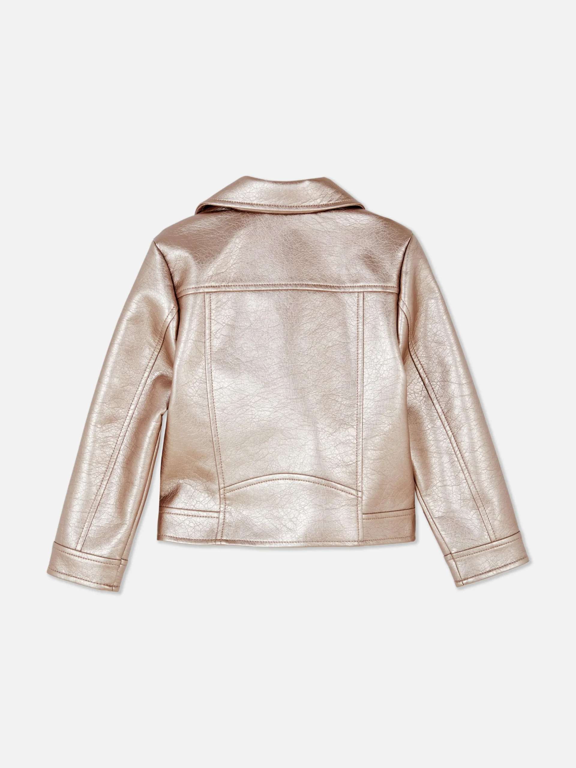 Metallic Biker Jacket|Primark New