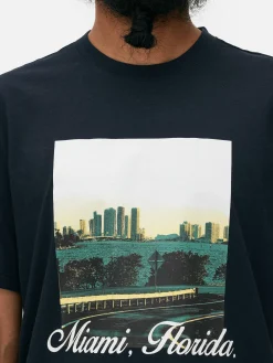 Miami Graphic T-Shirt|Primark Clearance