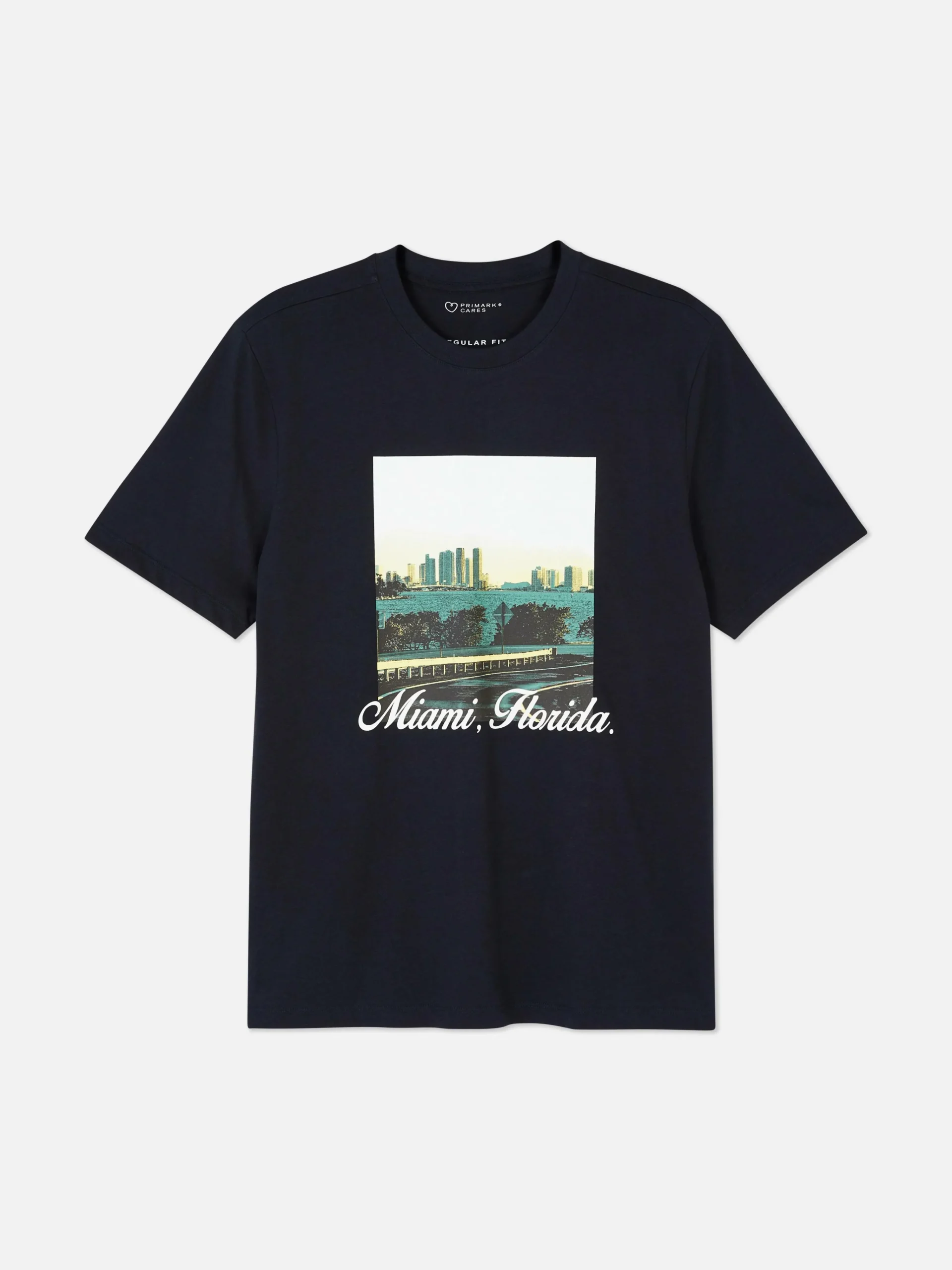 Miami Graphic T-Shirt|Primark Clearance