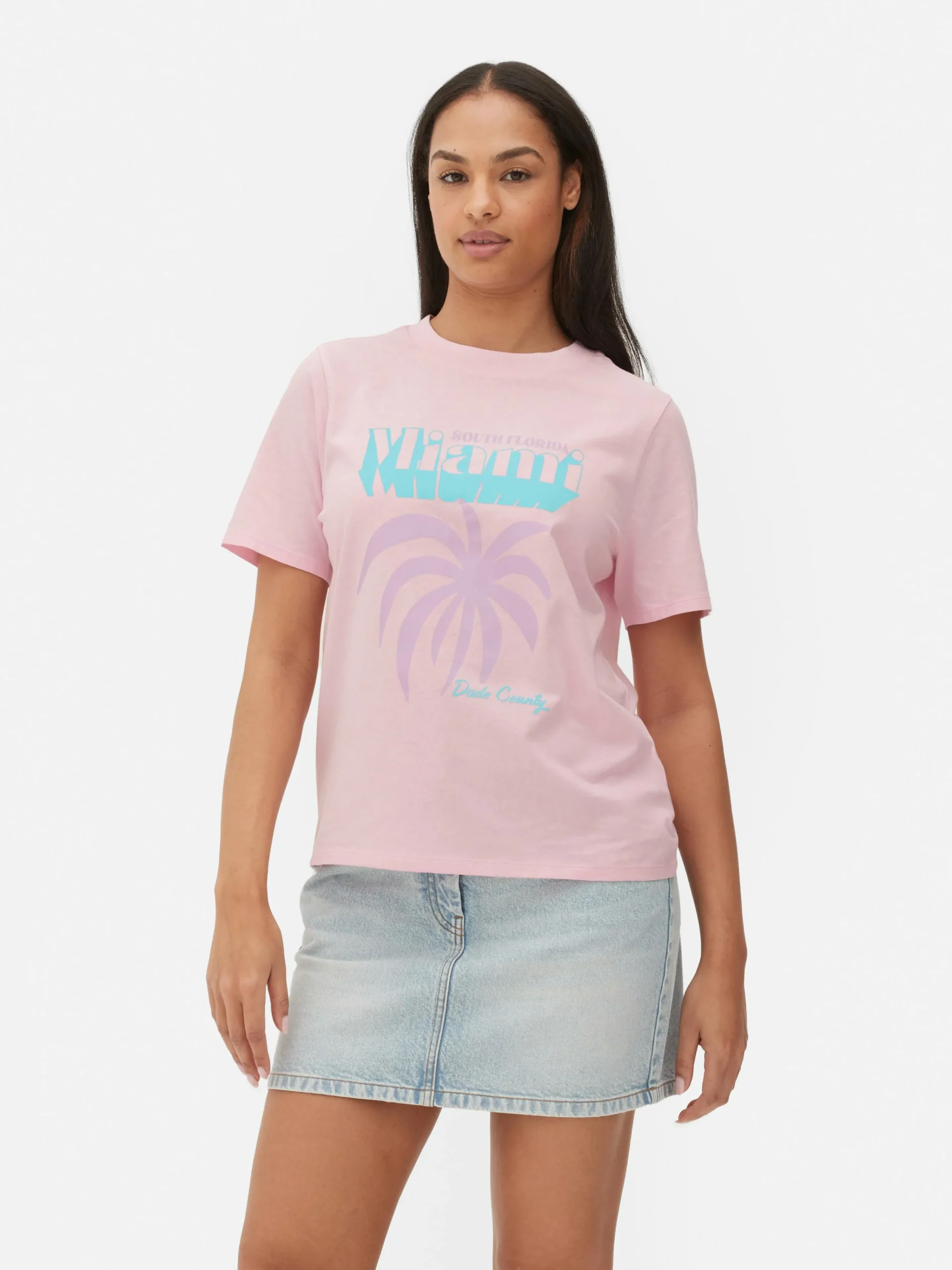 Miami Print T-Shirt|Primark Hot