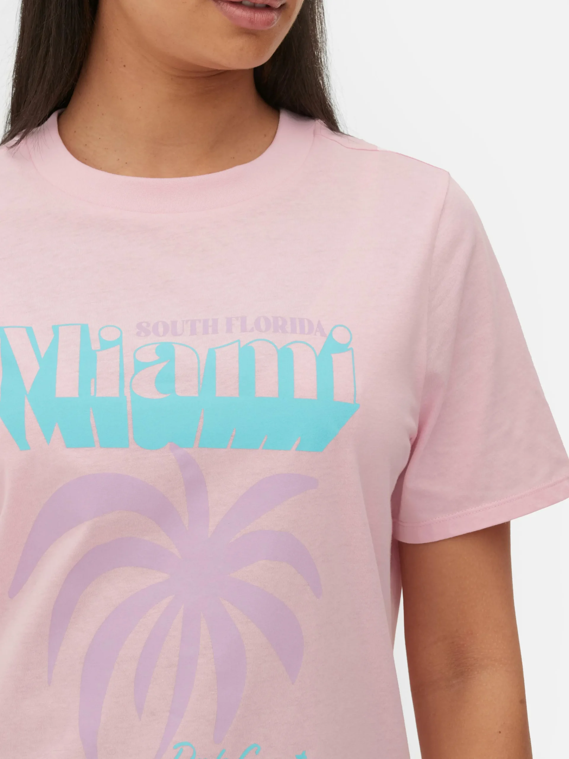 Miami Print T-Shirt|Primark Hot