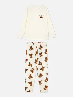 Microfleece Long Sleeve Pajamas|Primark Clearance