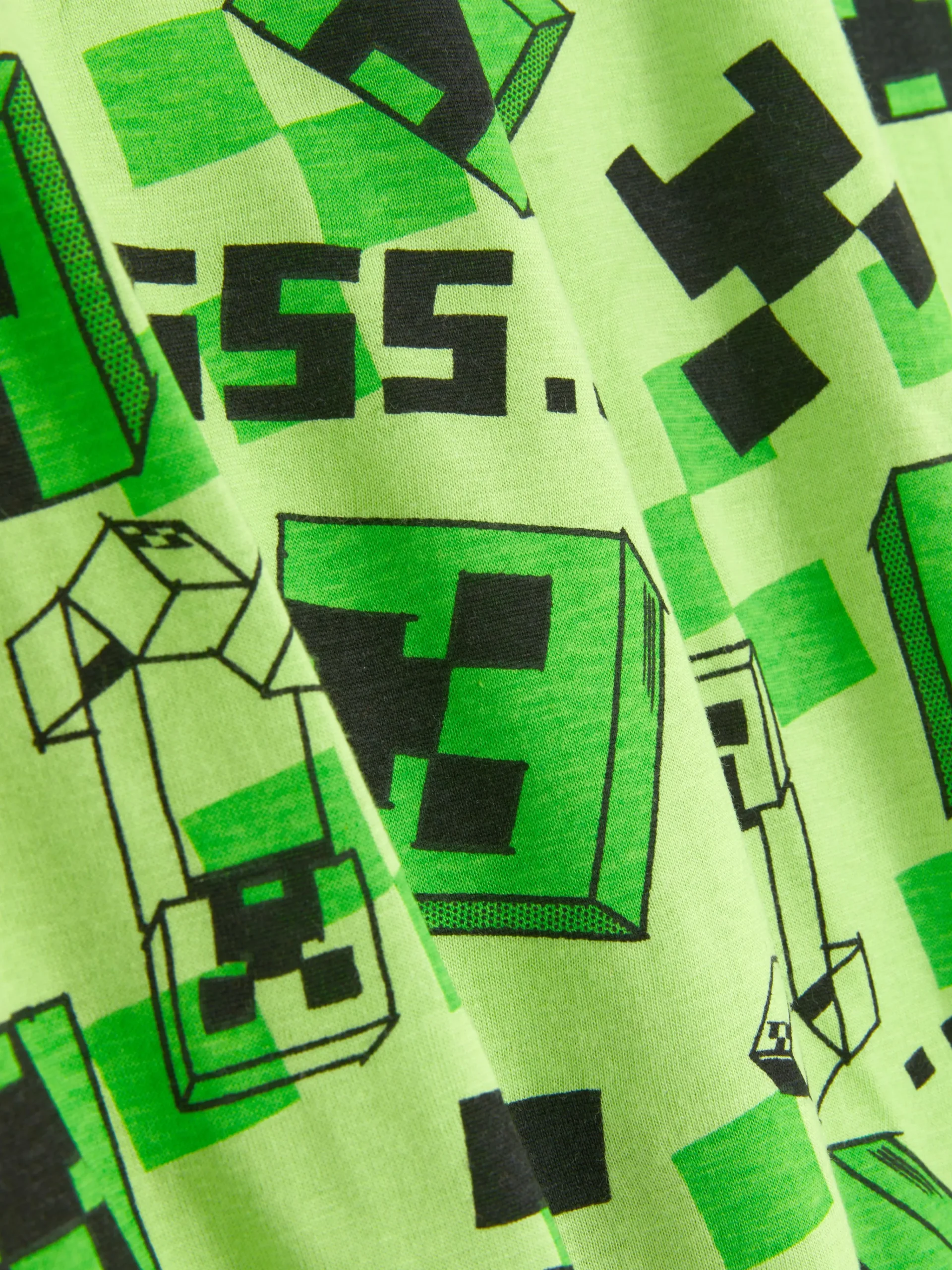 Minecraft Creeper Print T-Shirt|Primark Hot
