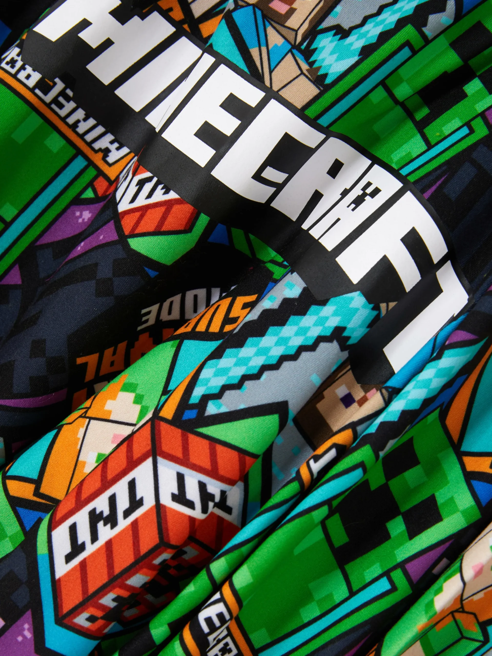 Minecraft Long Sleeve T-Shirt And Bottoms Pajama Set|Primark