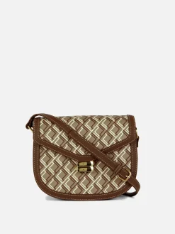 Monogram Graphic Saddle Bag|Primark Outlet