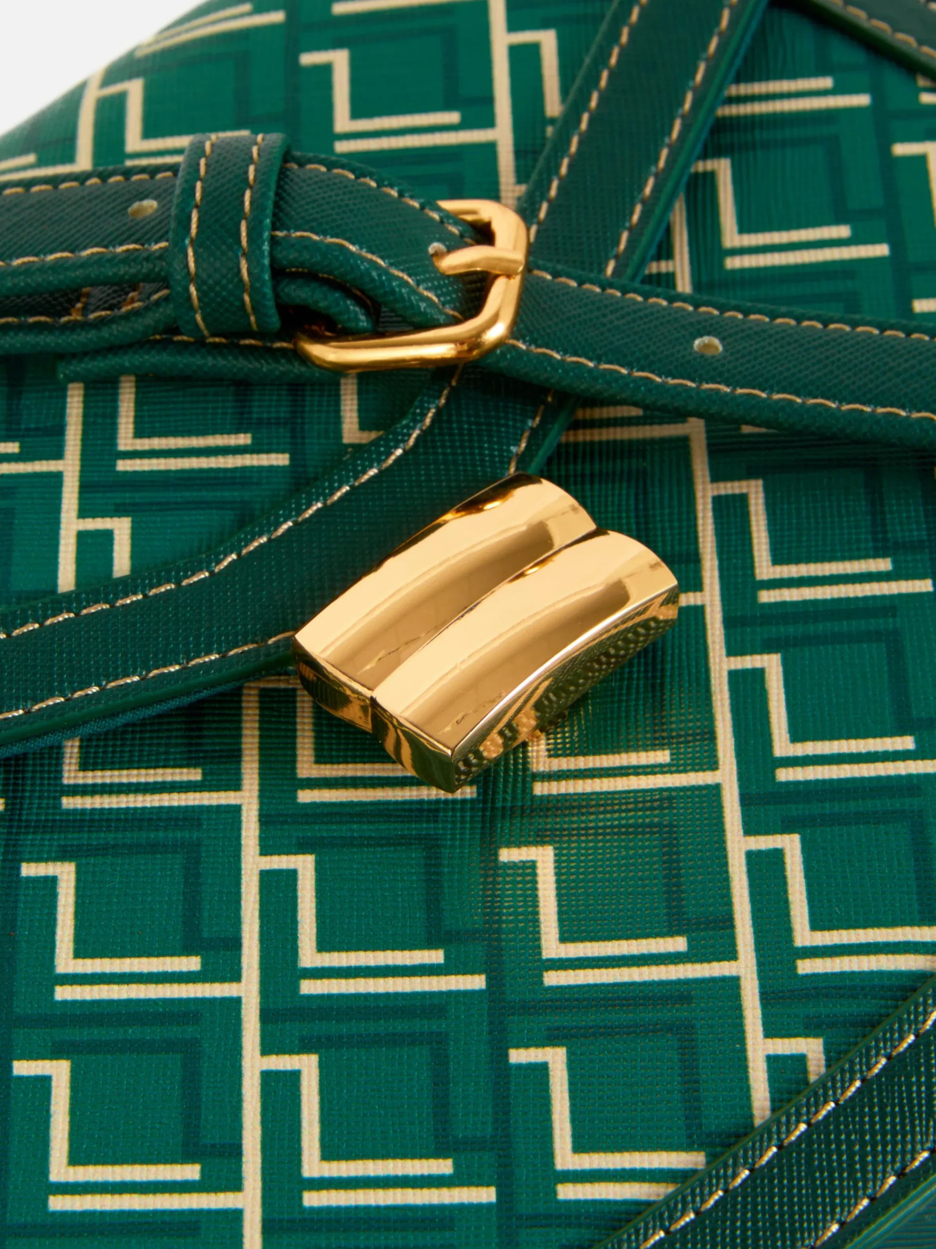 Monogram Graphic Saddle Bag|Primark New