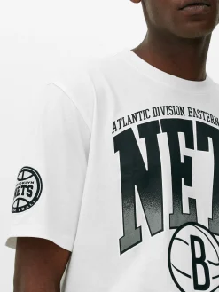 NBA Brooklyn Nets Graphic T-Shirt|Primark Clearance