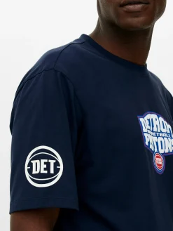 NBA Detroit Pistons T-Shirt|Primark Clearance