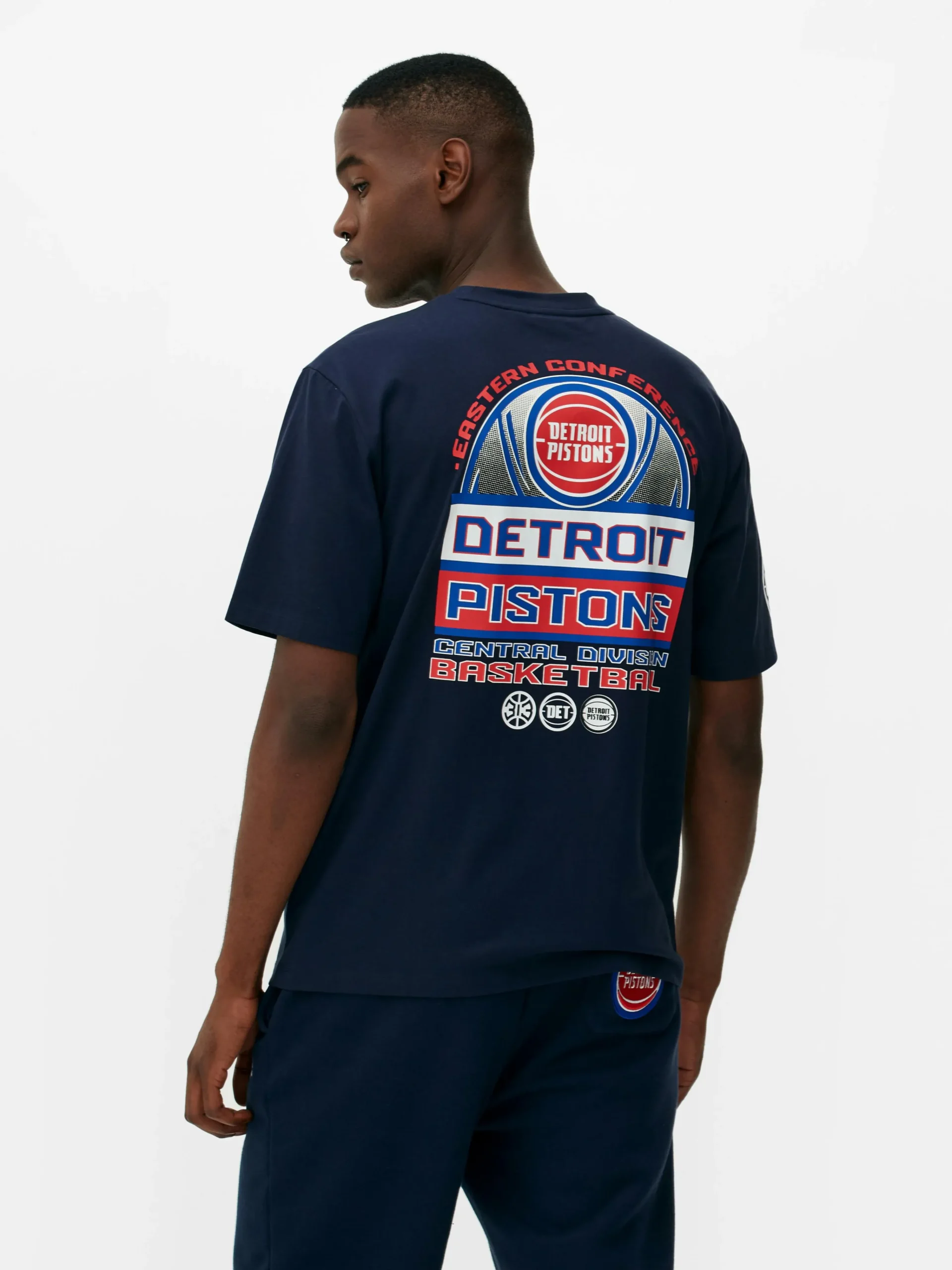NBA Detroit Pistons T-Shirt|Primark Clearance
