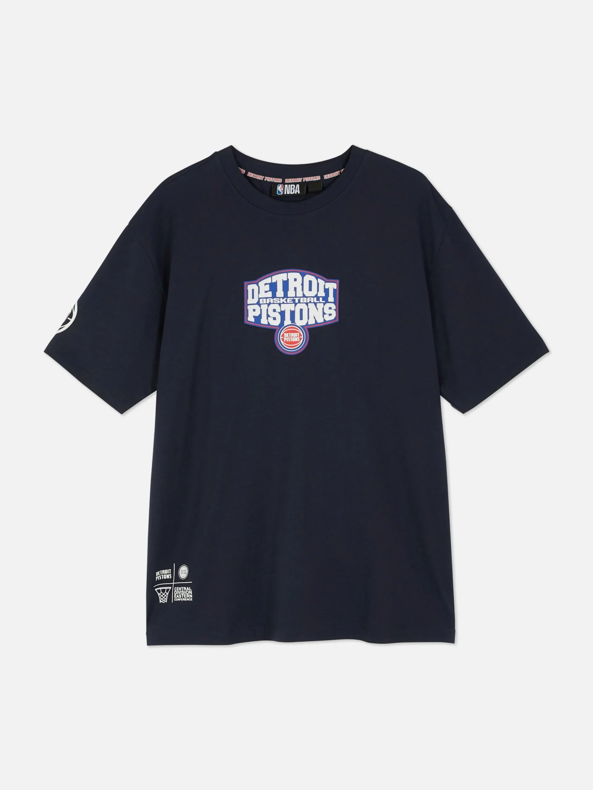 NBA Detroit Pistons T-Shirt|Primark Clearance