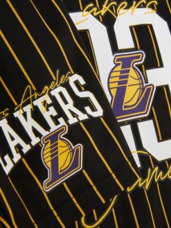 NBA Los Angeles Lakers Striped T-Shirt And Shorts Set|Primark Clearance