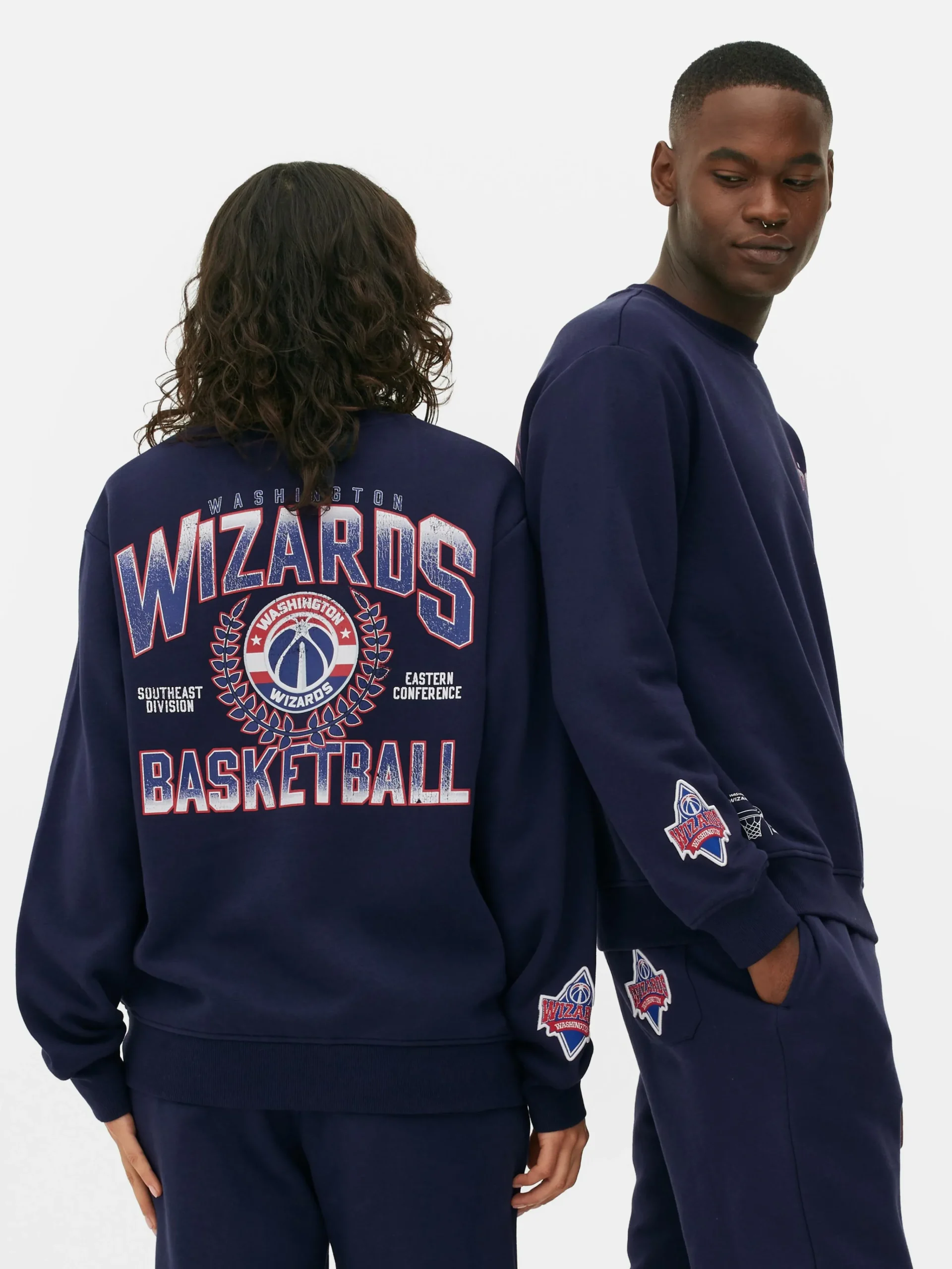 NBA Washington Wizards Co-ord Sweatshirt|Primark Clearance