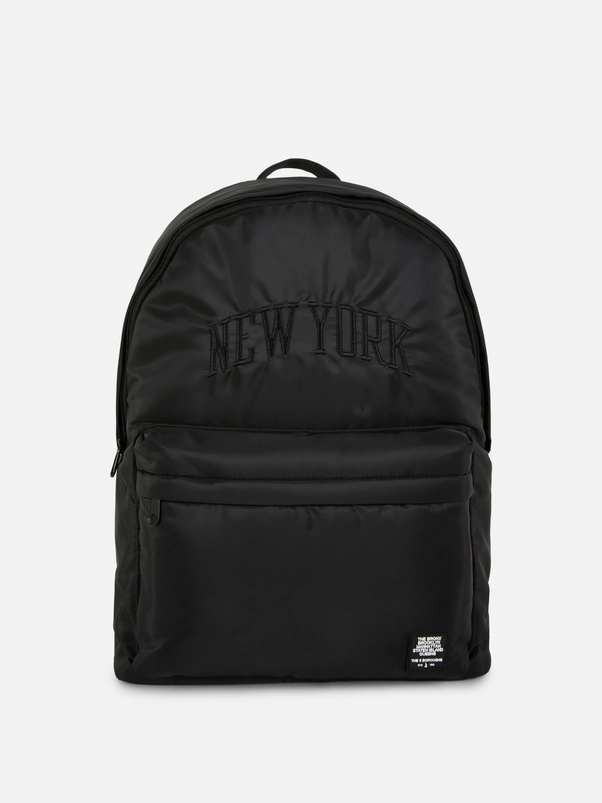 New York Embroidered Backpack|Primark Online