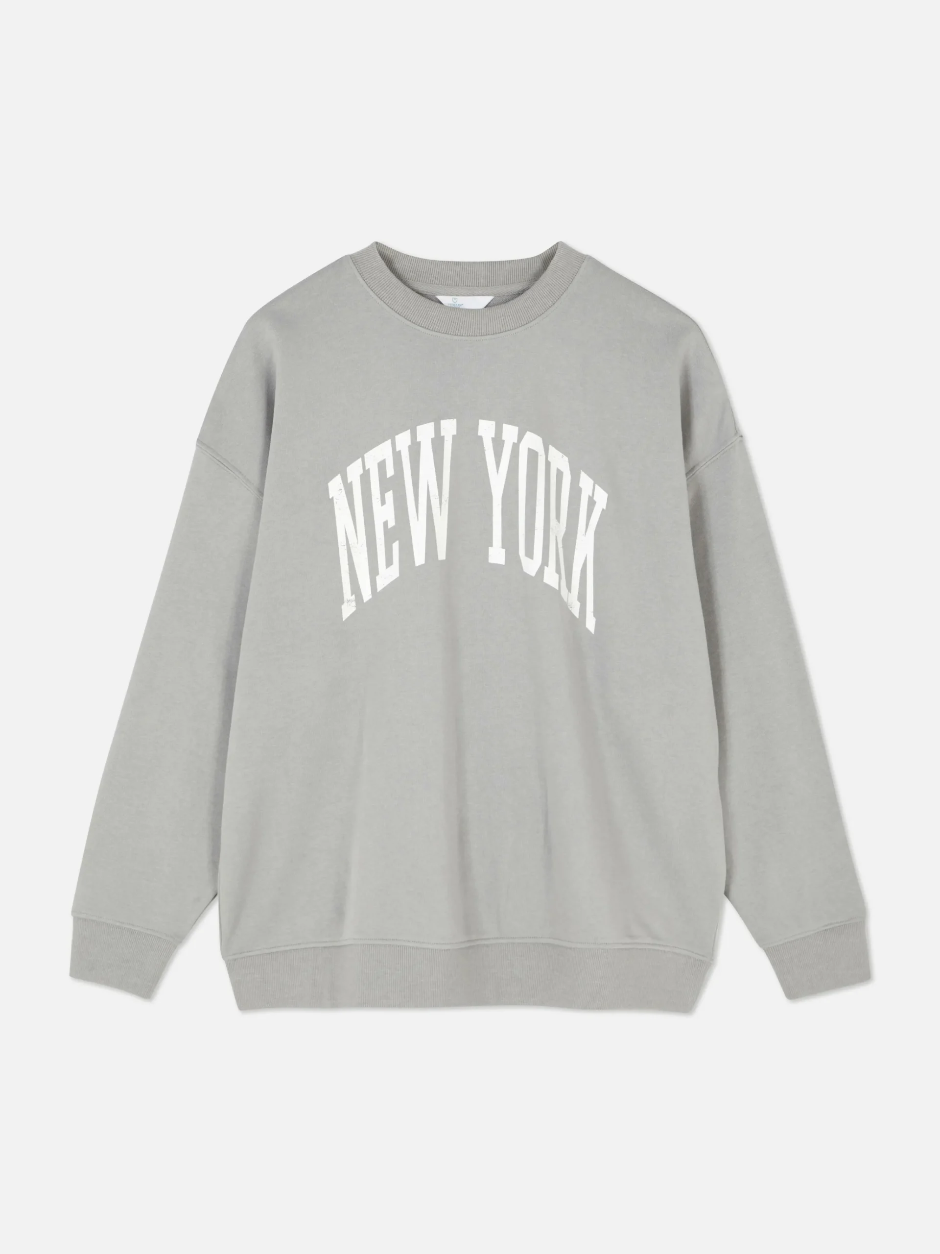 New York Oversized Graphic Sweatshirt|Primark Discount