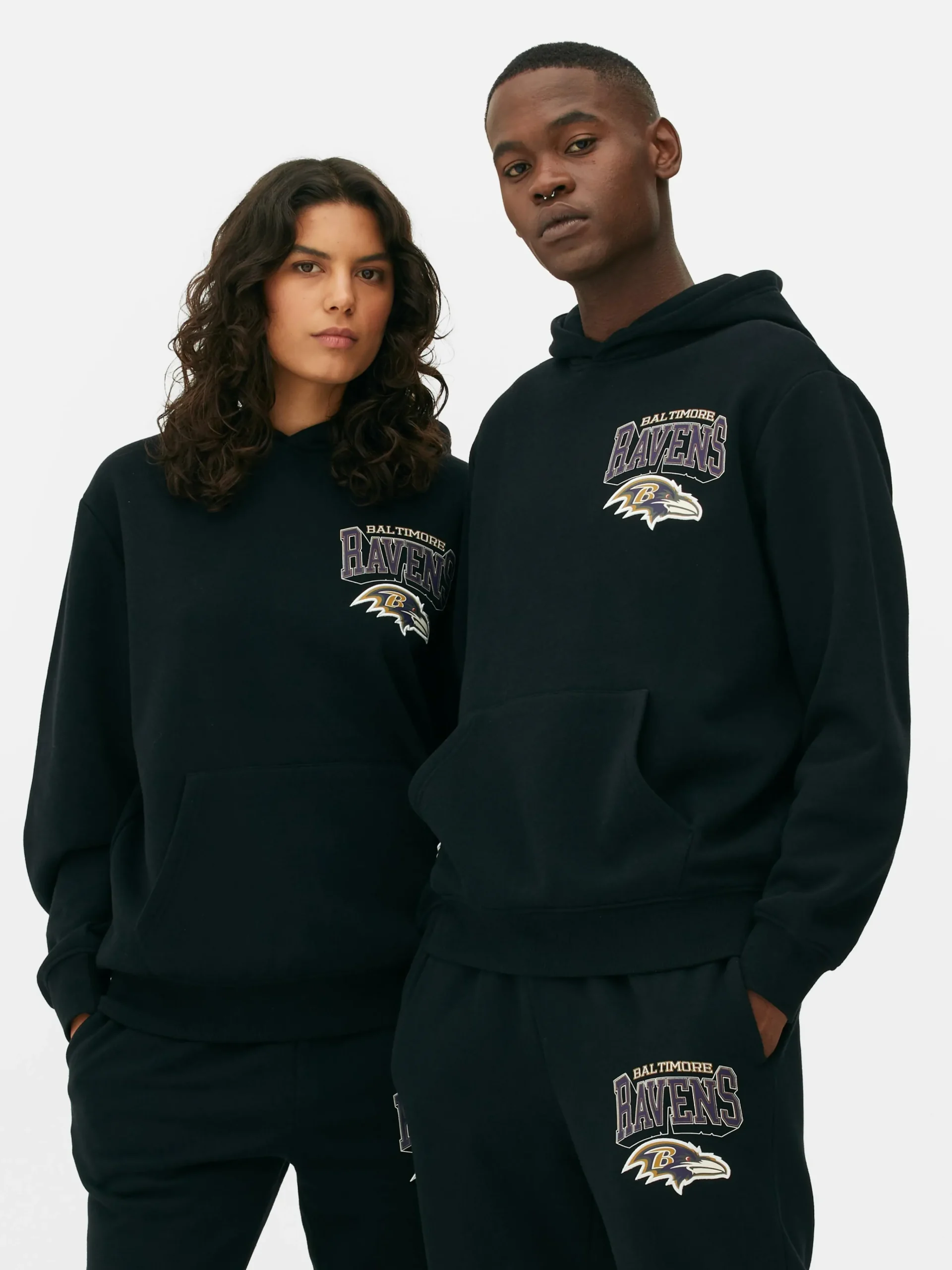 NFL Baltimore Ravens Graphic Hoodie|Primark Discount