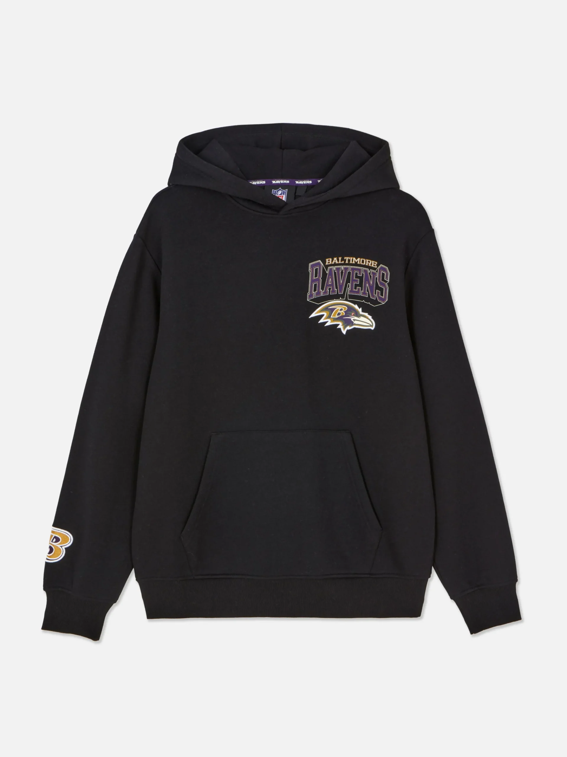 NFL Baltimore Ravens Graphic Hoodie|Primark Discount