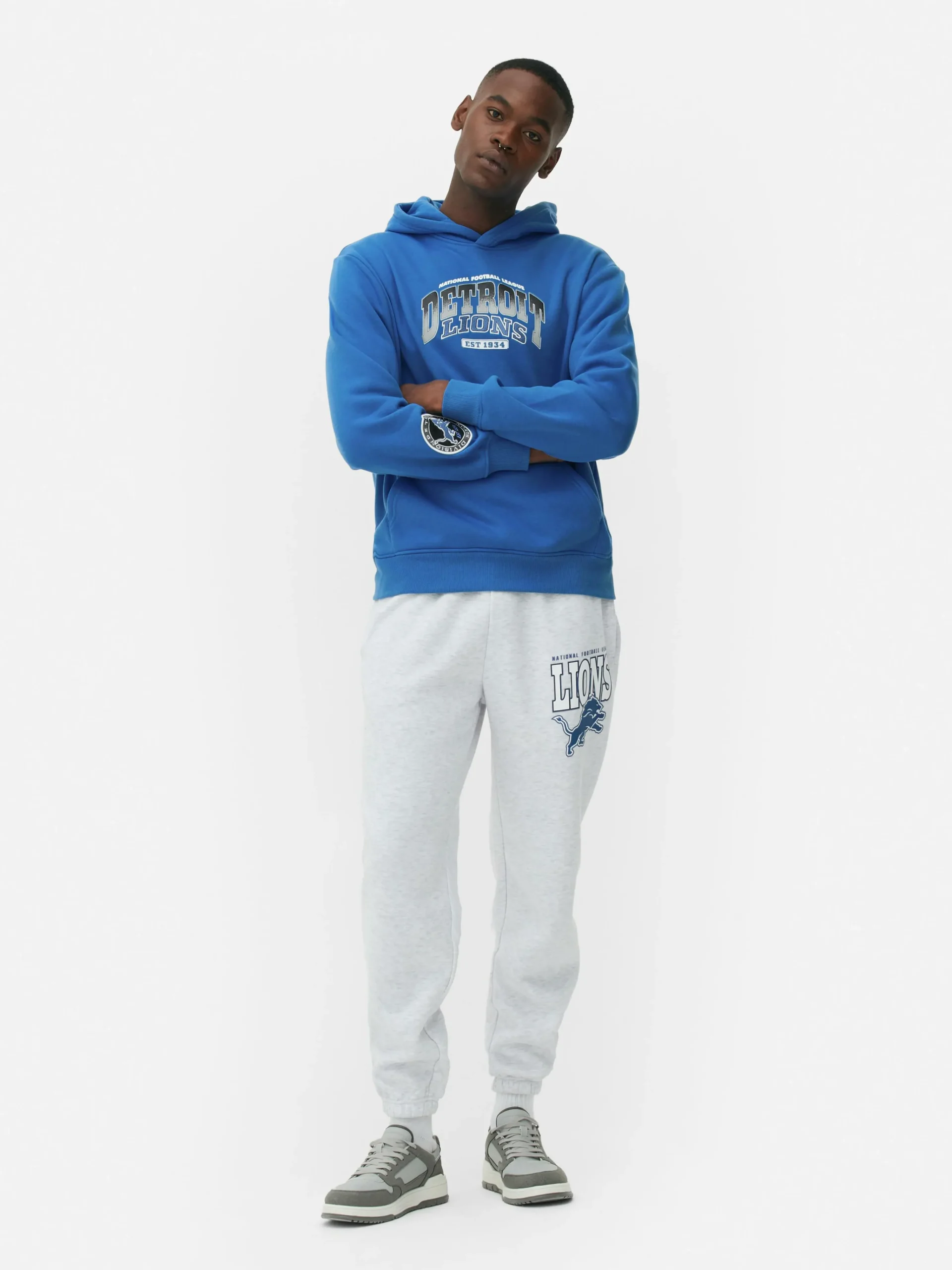 NFL Detroit Lions Hoodie|Primark Clearance
