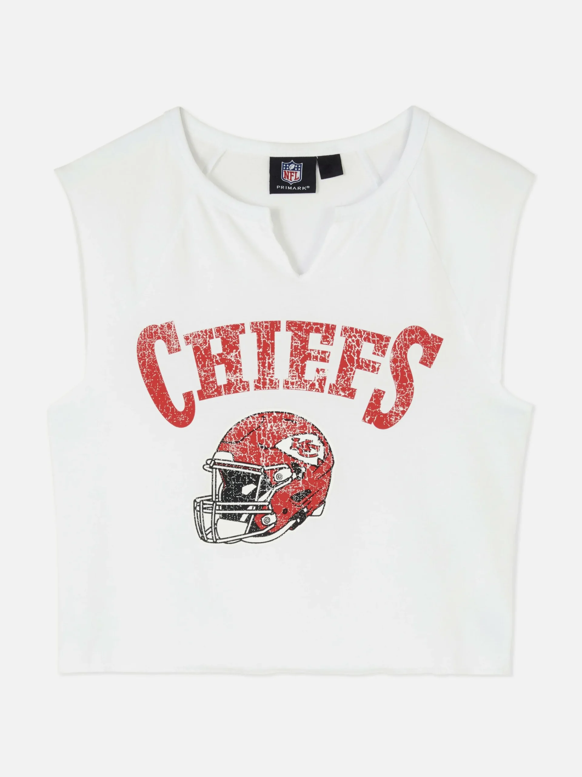 NFL Kansas City Chiefs Cropped Tank|Primark Discount