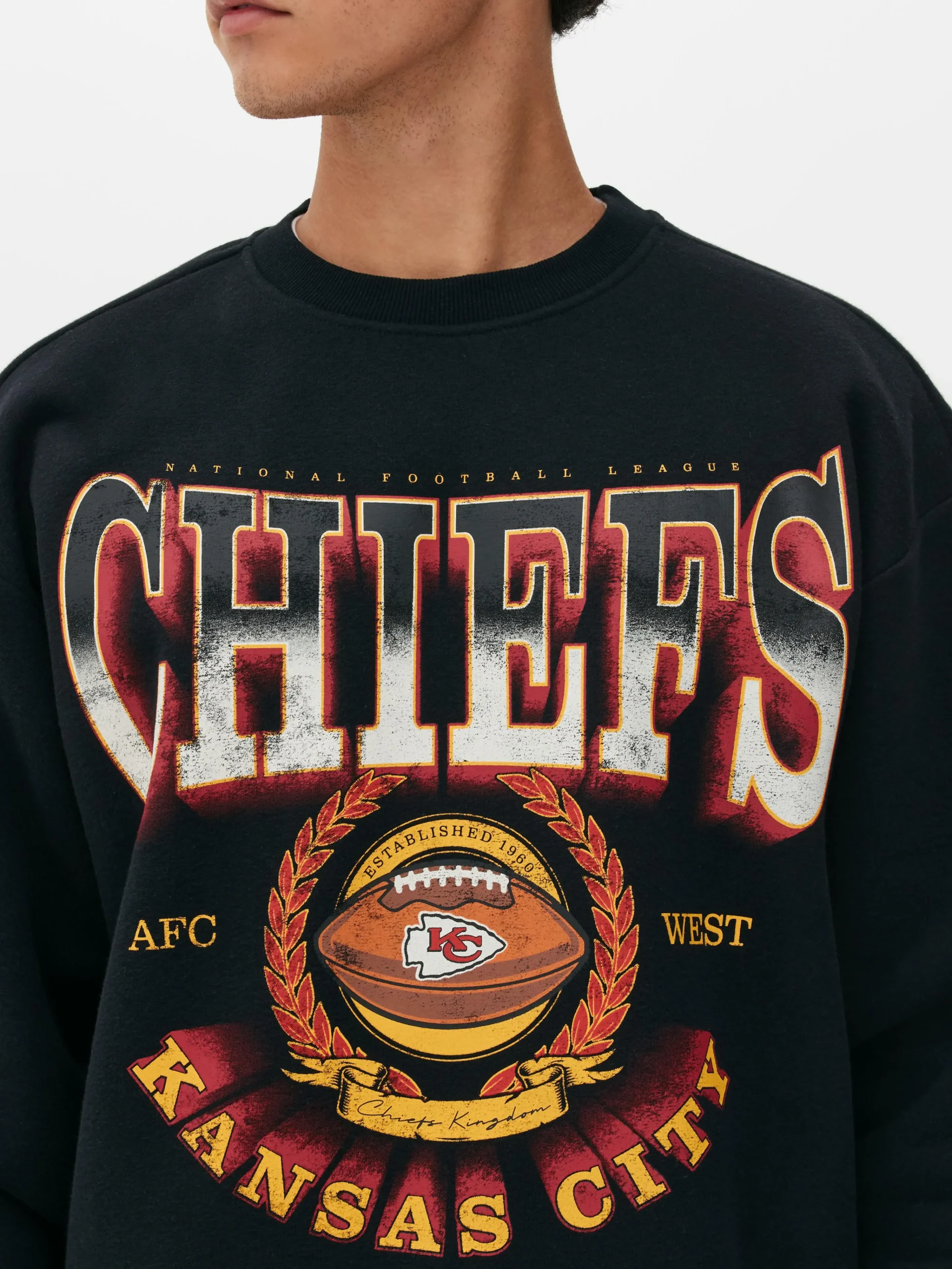 NFL Kansas City Chiefs Graphic Sweatshirt|Primark New