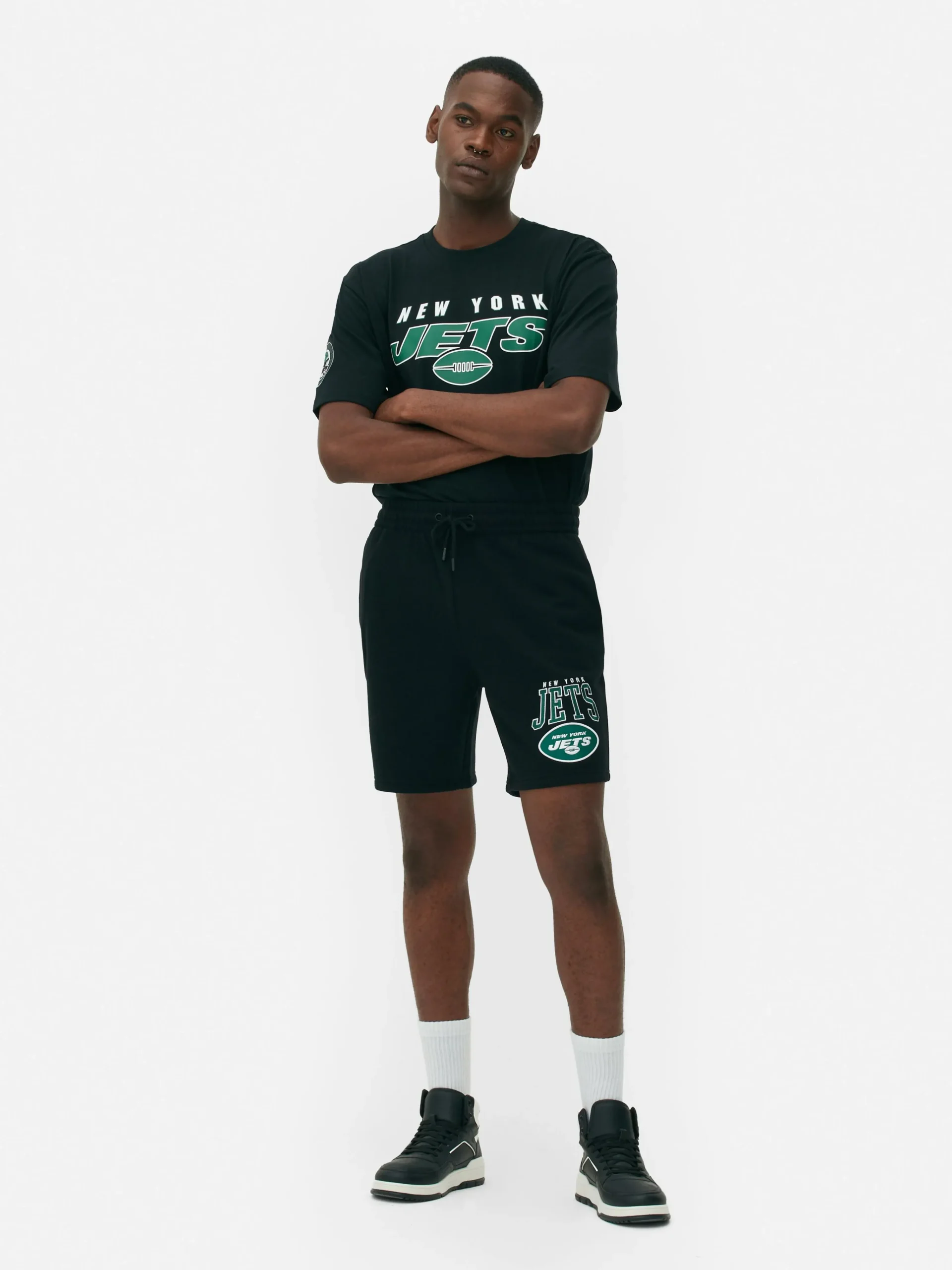 NFL New Yorks Jets Drawstring Shorts|Primark Discount