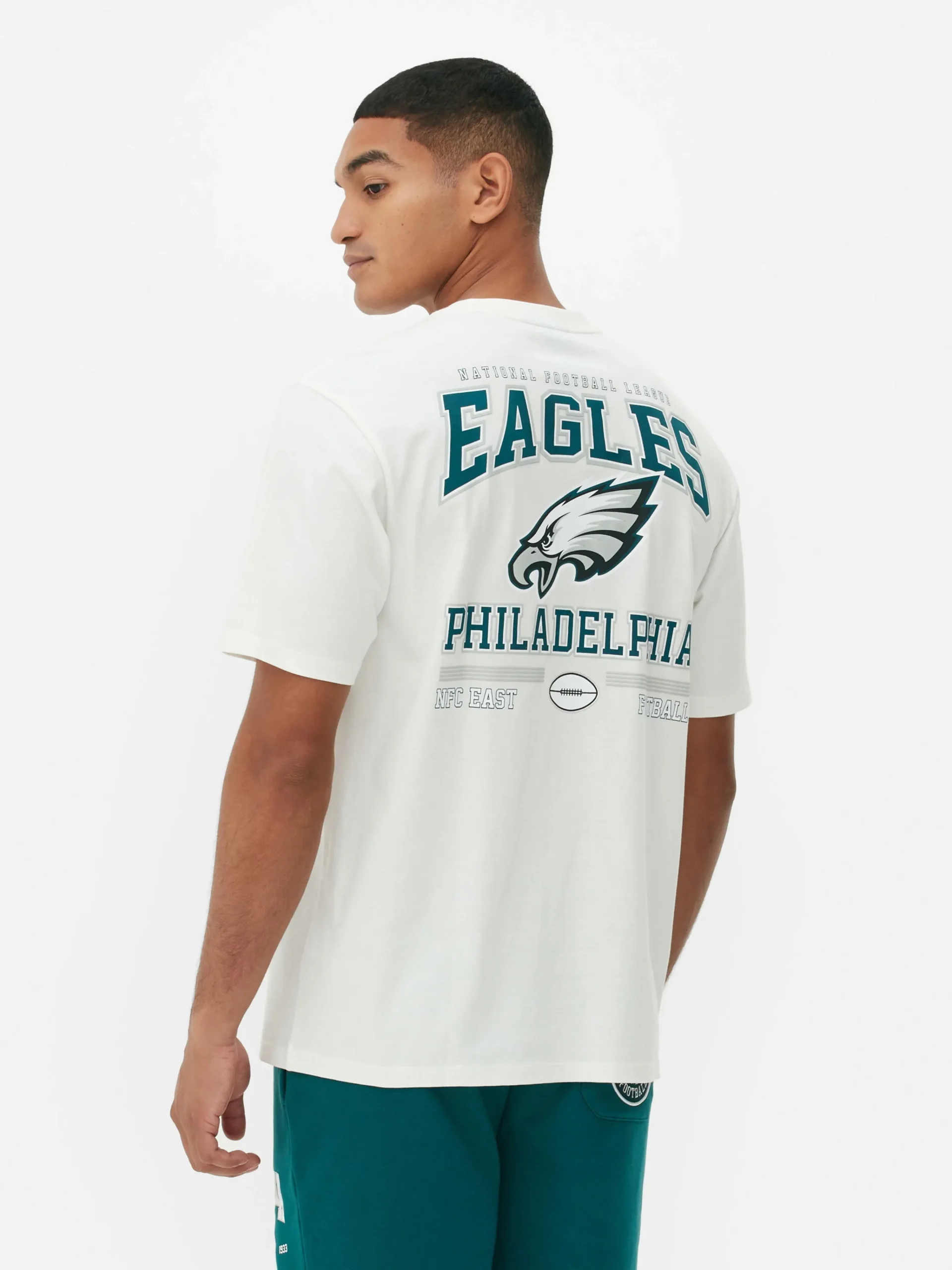 NFL Philadelphia Eagles Short Sleeve T-Shirt|Primark Outlet