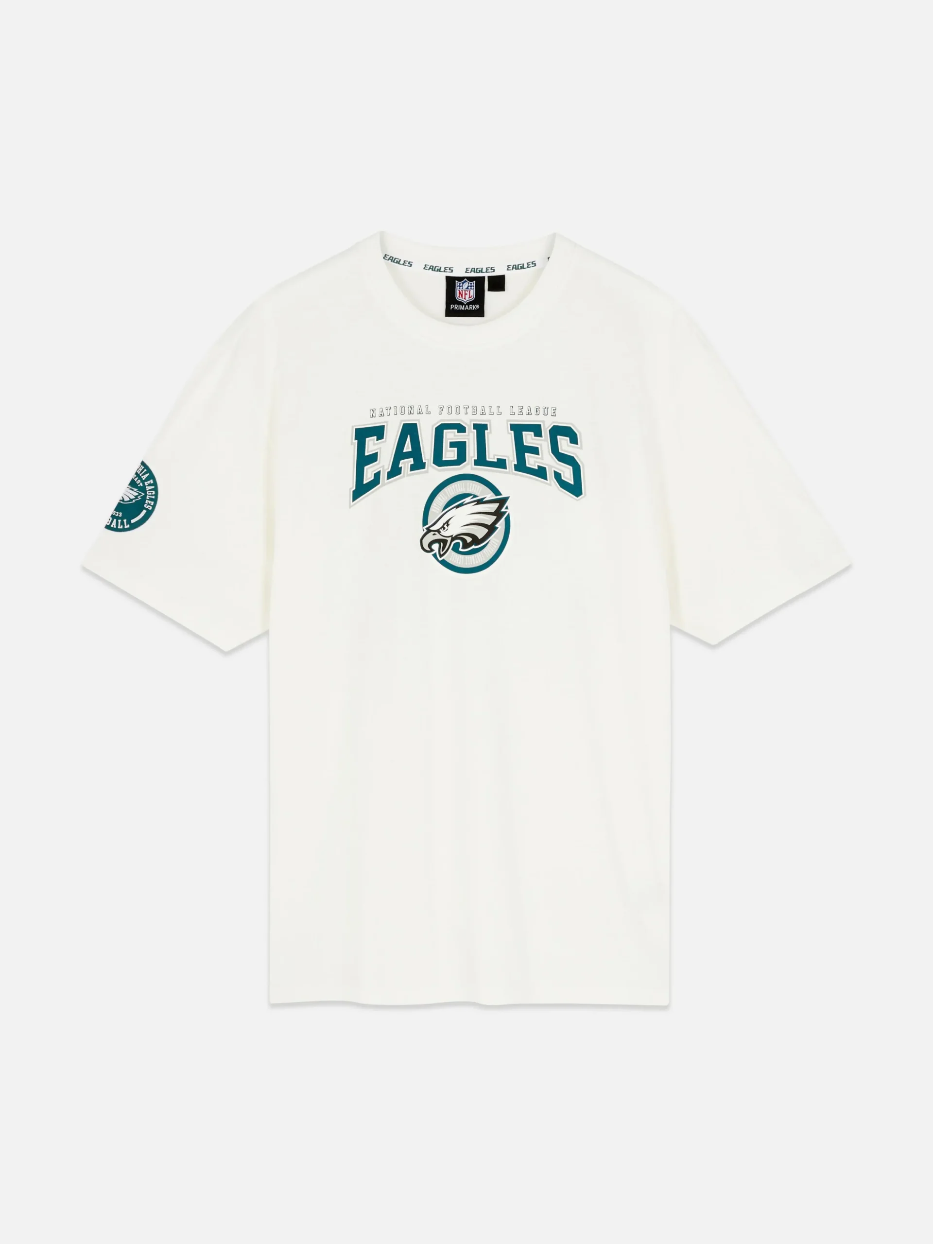 NFL Philadelphia Eagles Short Sleeve T-Shirt|Primark Outlet