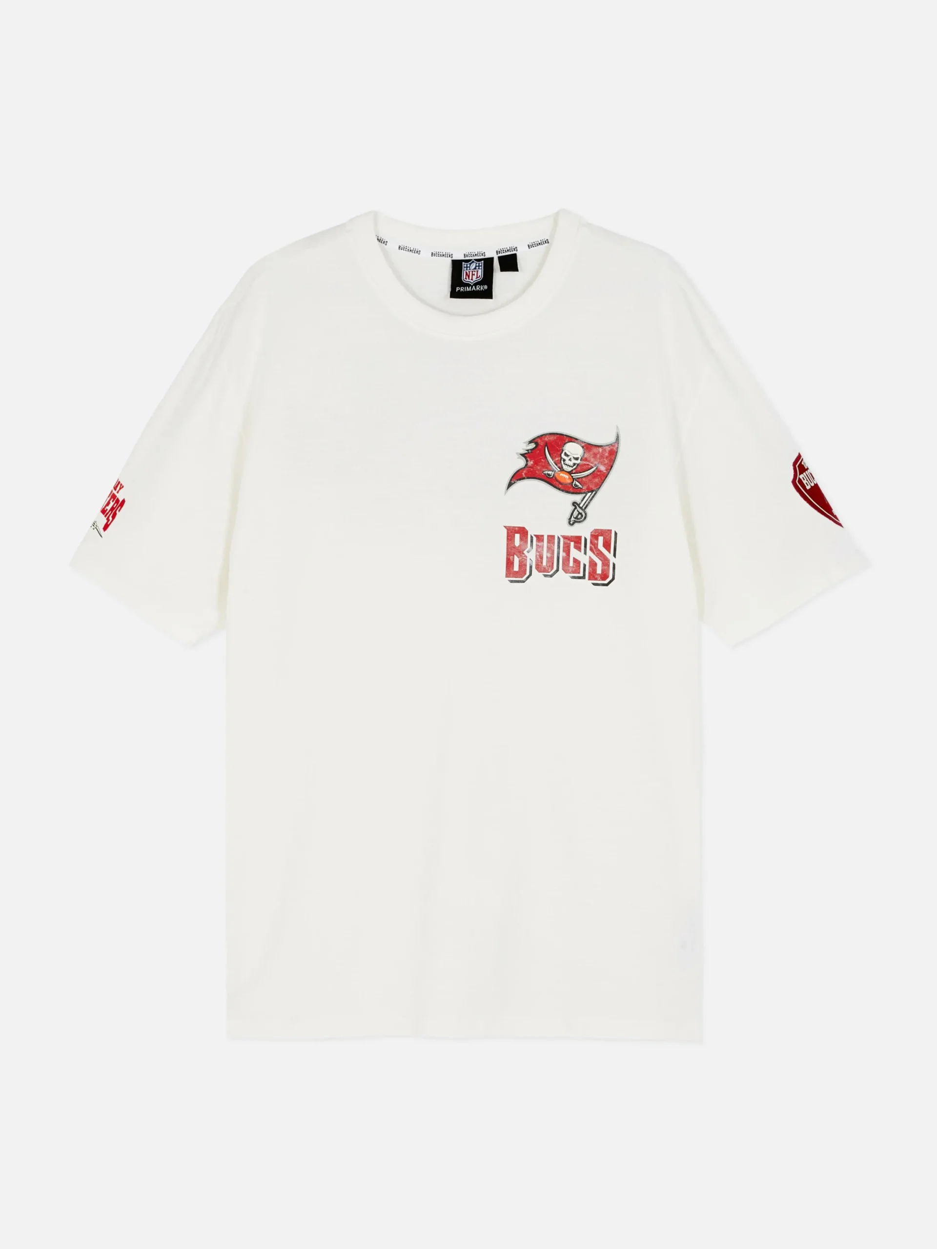NFL Tampa Bay Buccaneers Printed T-Shirt|Primark Clearance