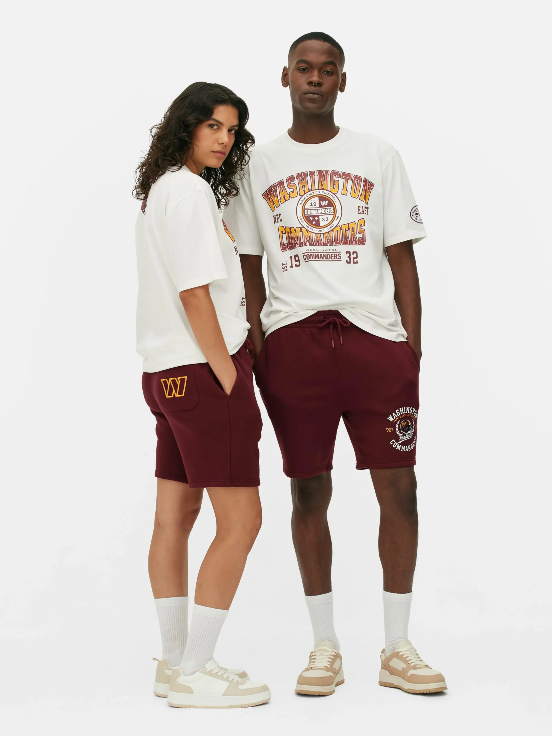 NFL Washington Commanders Co-ord Shorts|Primark New