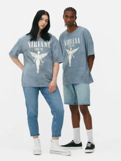 Nirvana Tie Dye Graphic T-Shirt|Primark