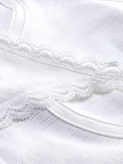 Non-Padded Pointelle Longline Bra Lingerie Set|Primark Best