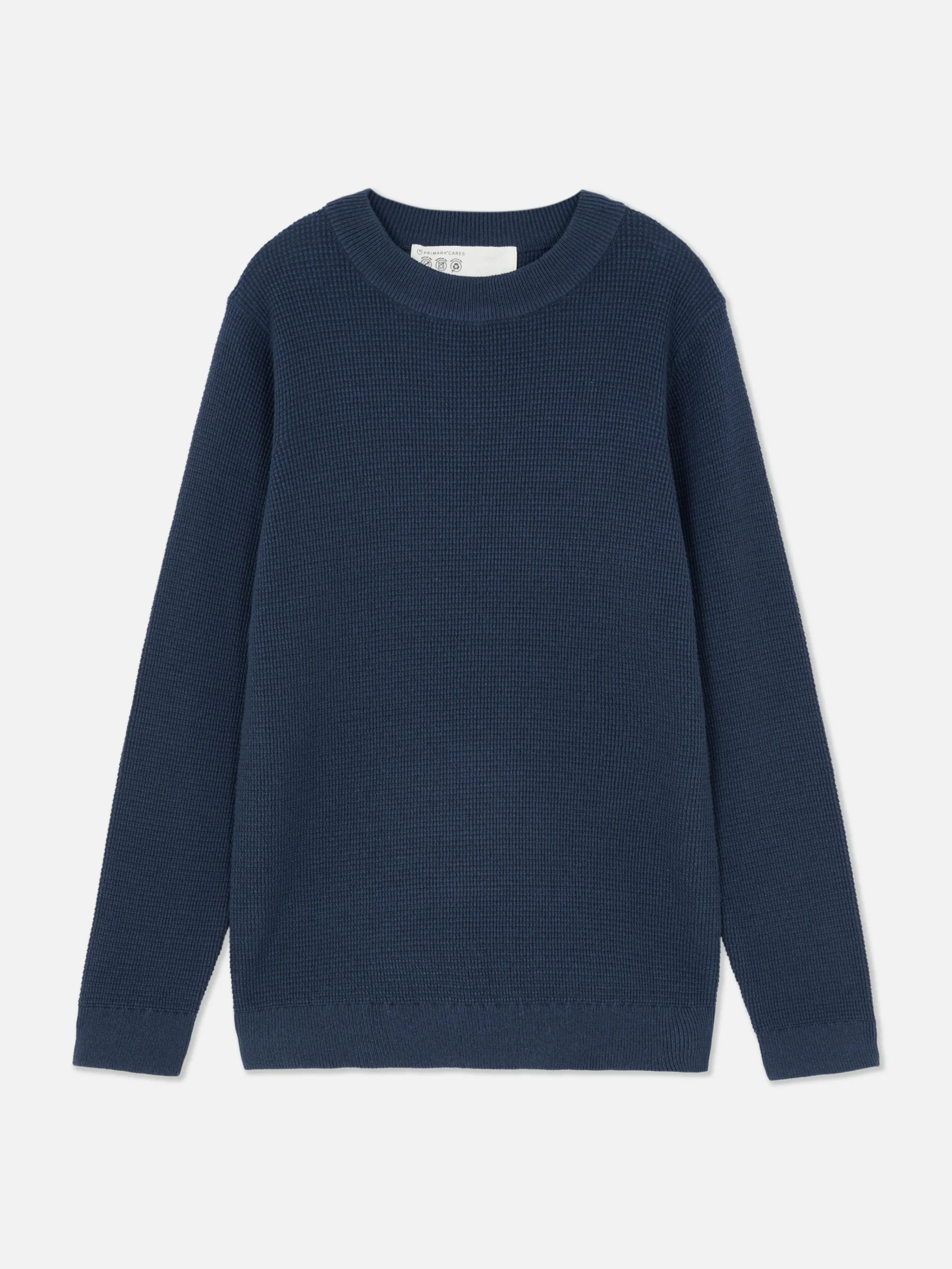 Older Boy Waffle Knit Pullover|Primark Clearance