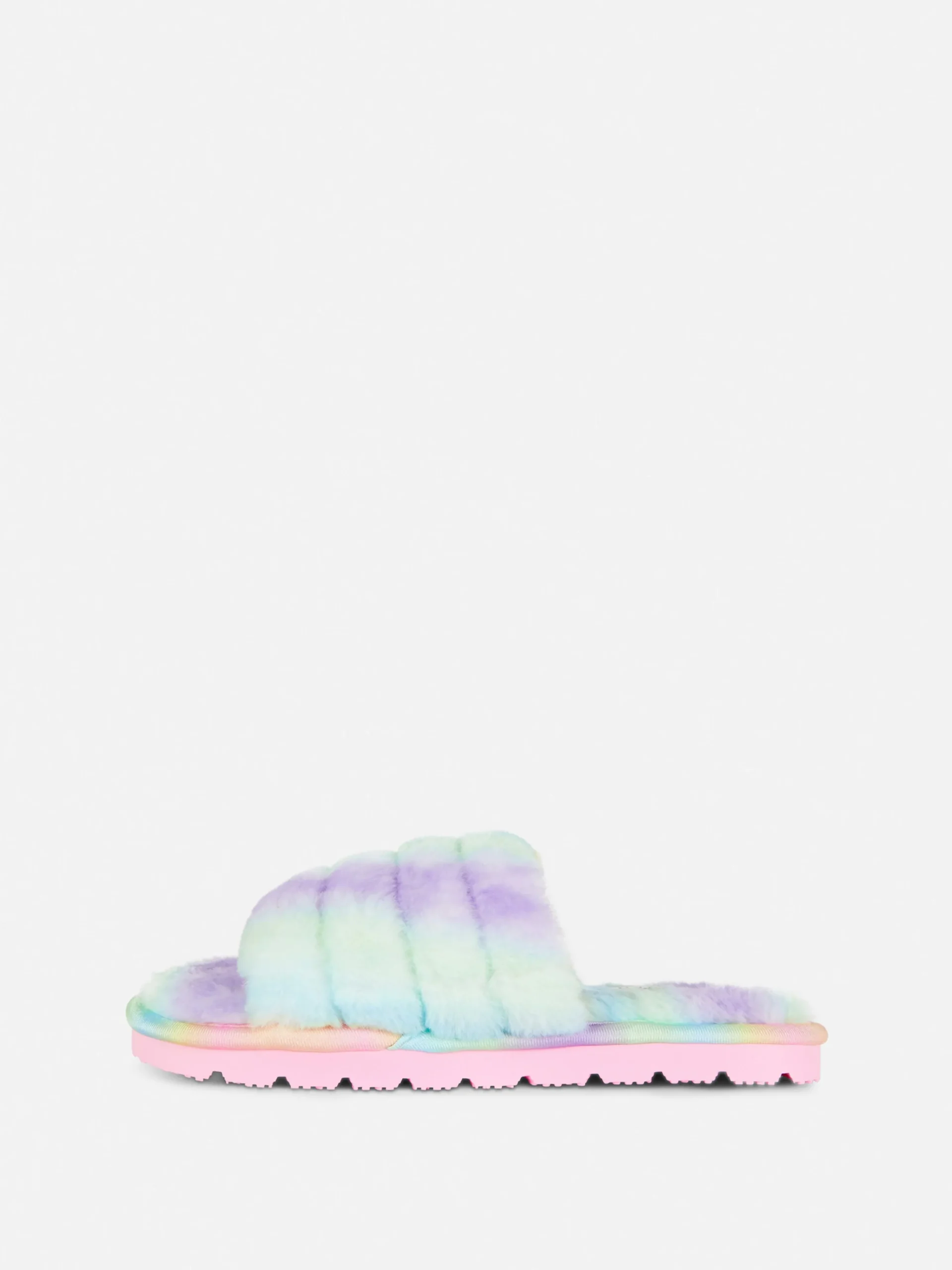 Ombré Faux Fur Slippers|Primark New