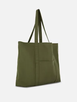 Oversized Canvas Shopper|Primark Online