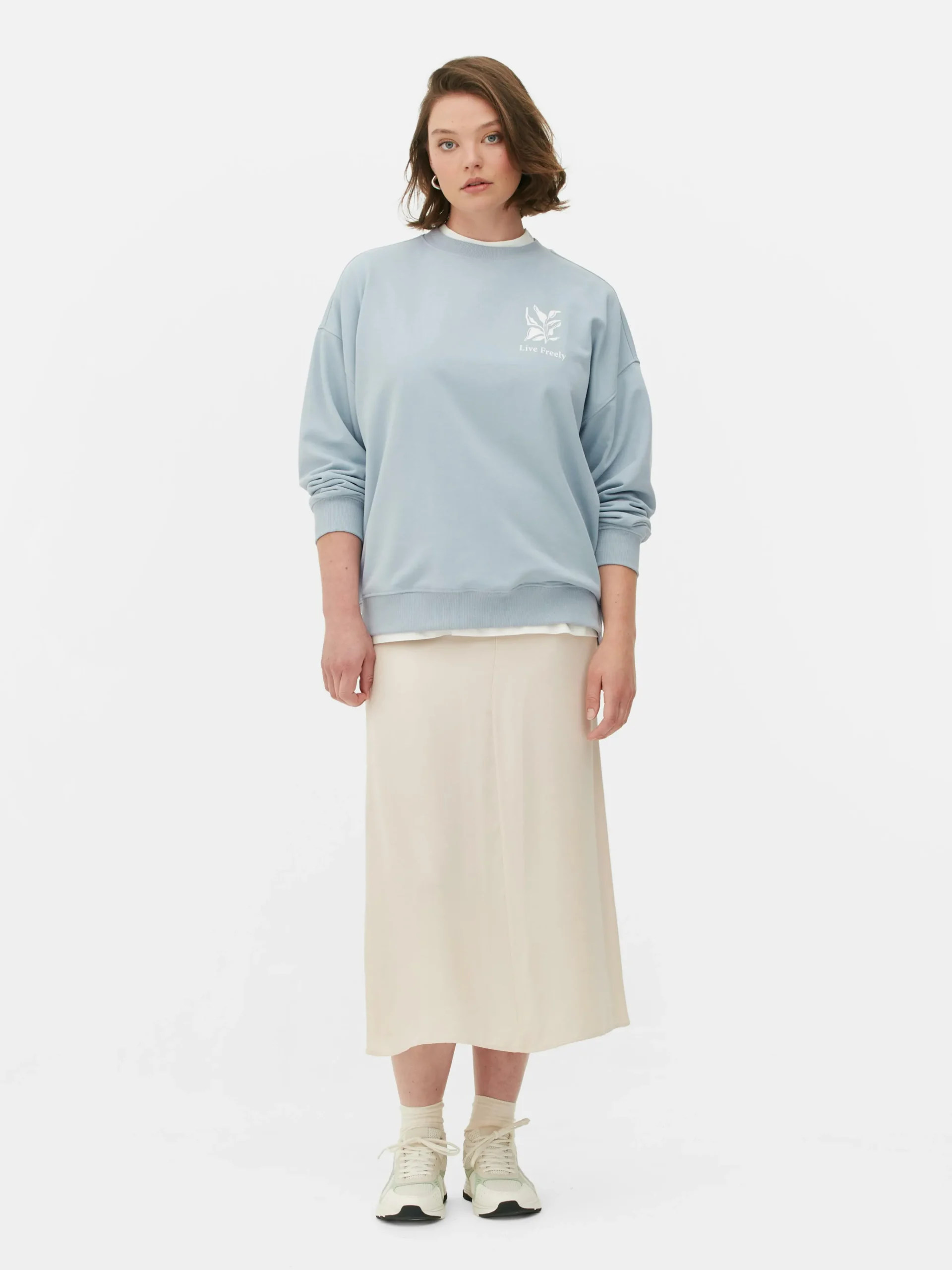 Oversized Graphic Sweatshirt|Primark Hot