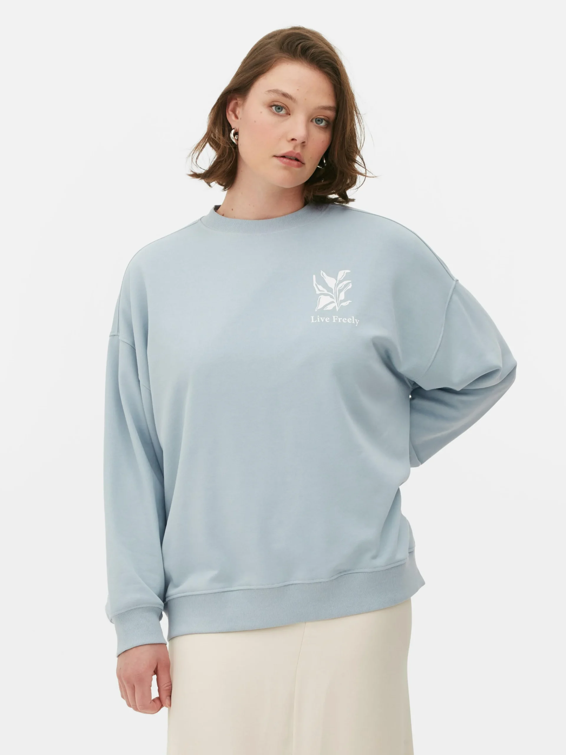 Oversized Graphic Sweatshirt|Primark Hot