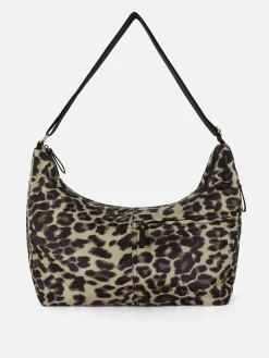 Oversized Leopard Sling Bag|Primark Sale