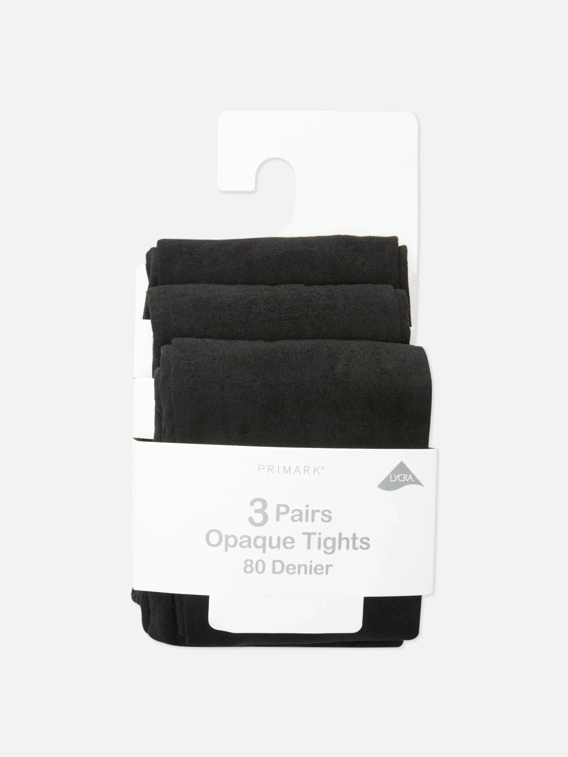 3-Pack 80 Denier Opaque Tights|Primark Sale