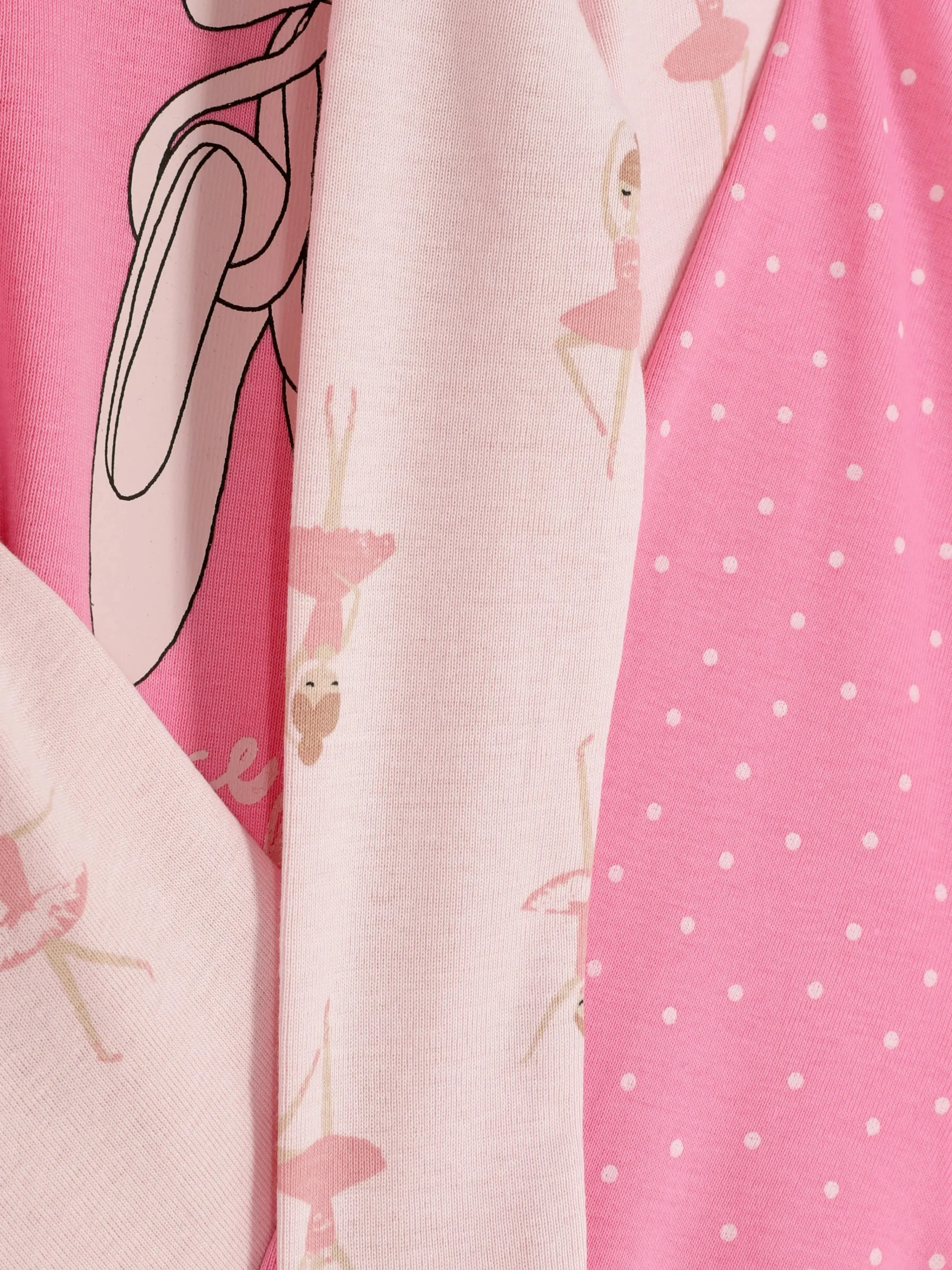 2-Pack Ballerina Graphic Pajamas|Primark Clearance