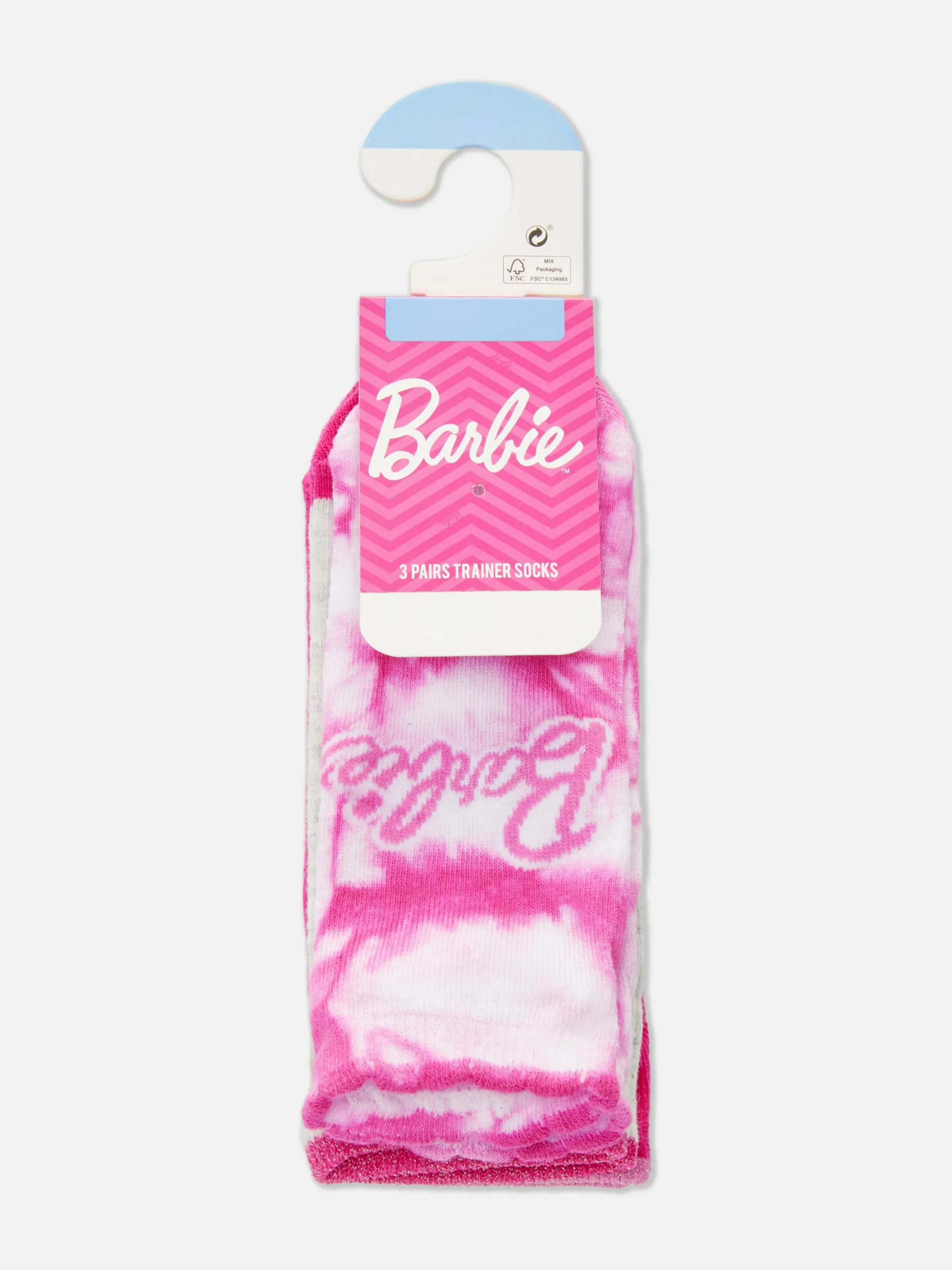 3-Pack Barbie Sneaker Socks|Primark