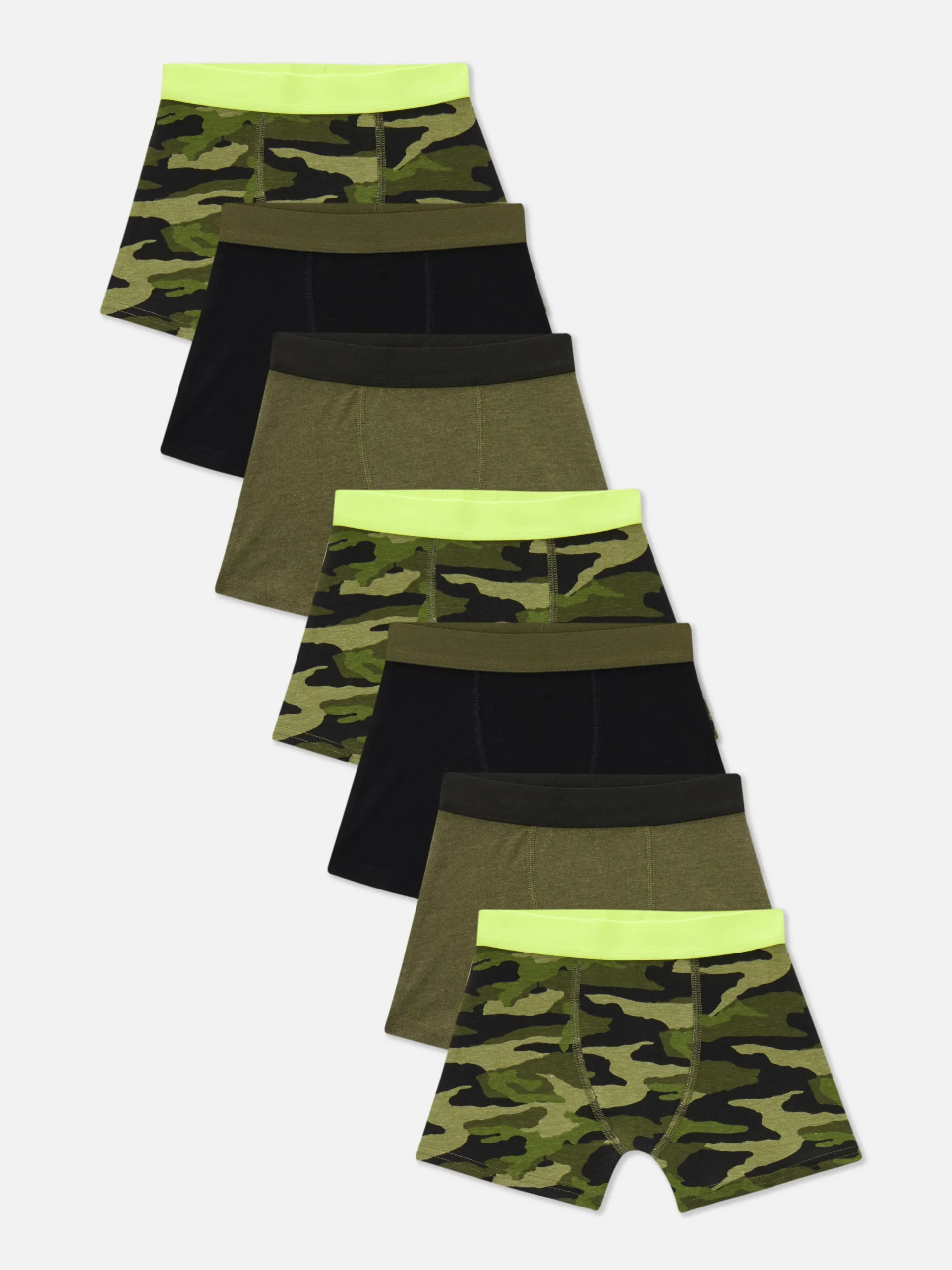 7-Pack Camo Boxer Briefs|Primark