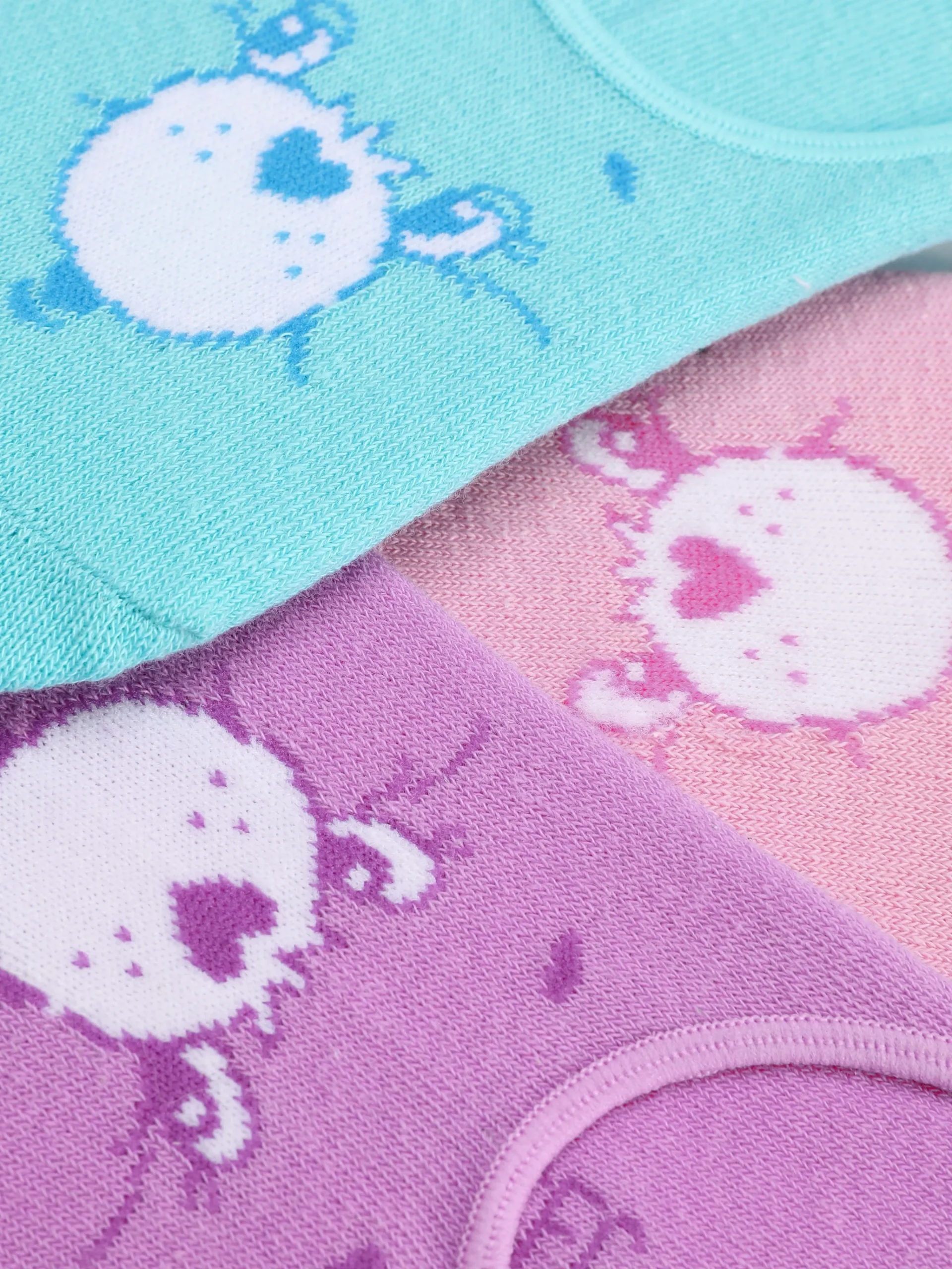 3-Pack Care Bears Invisible Socks|Primark Hot