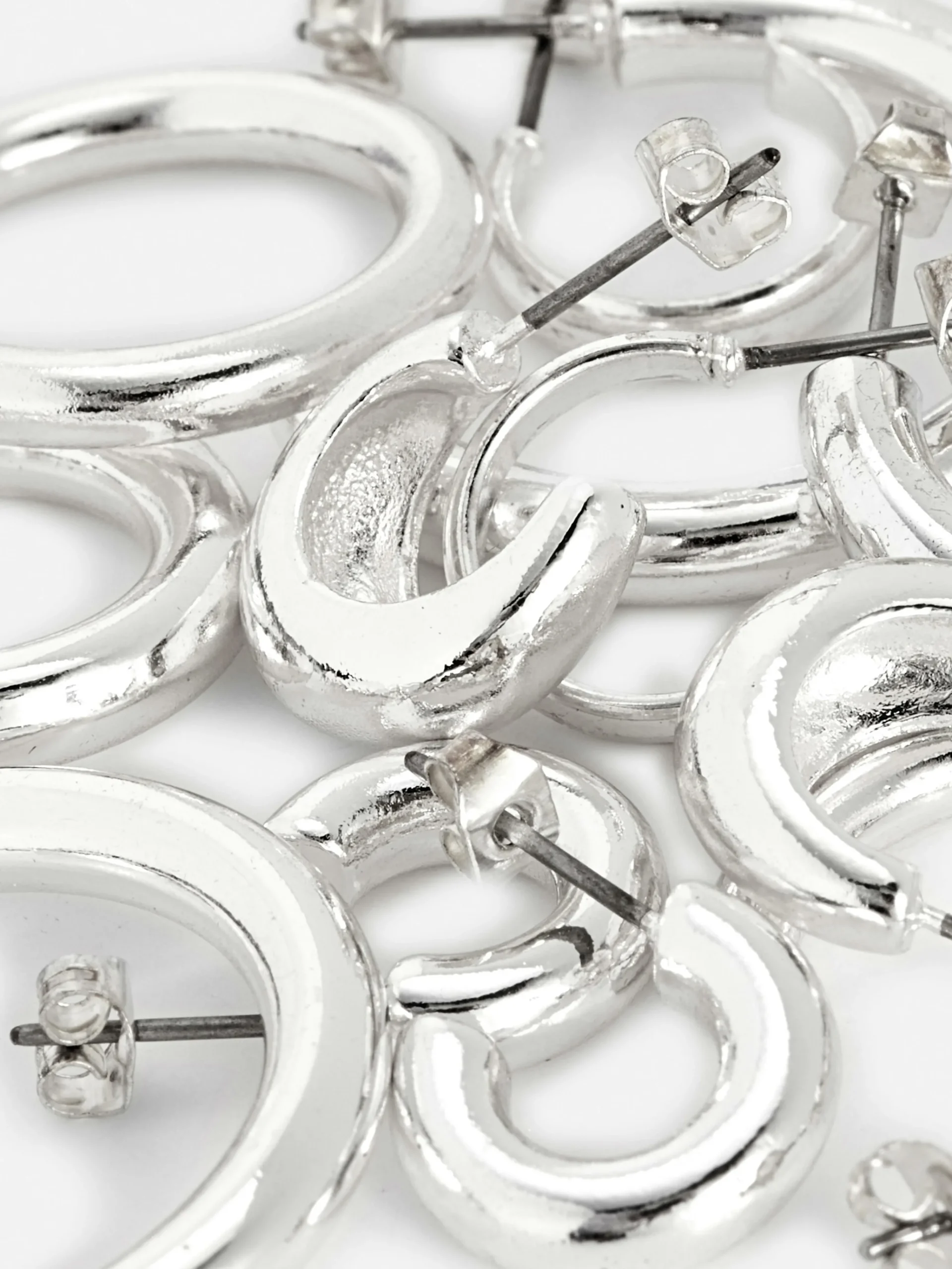 6-Pack Chunky Hoop Earrings|Primark Hot