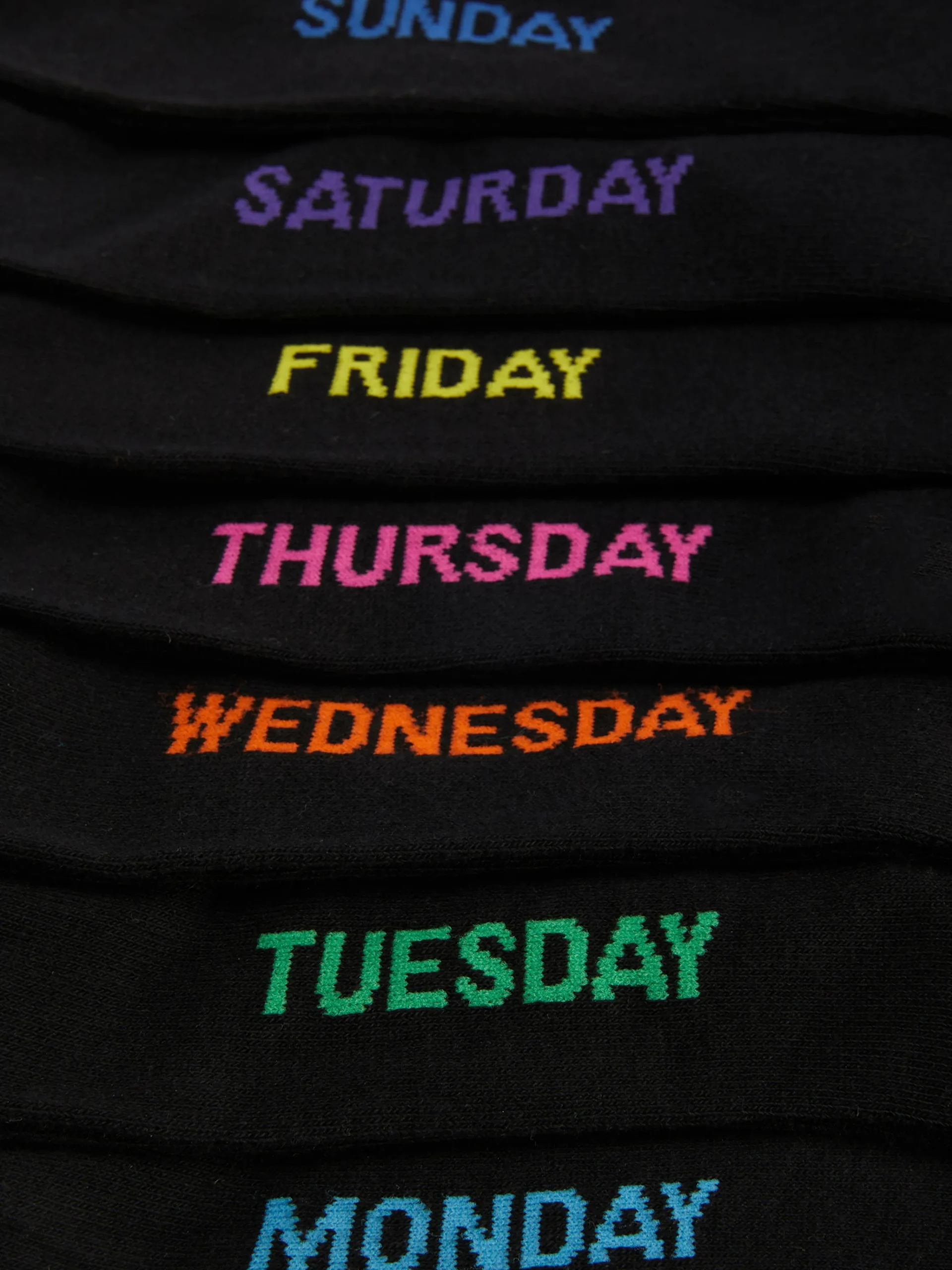 7-Pack Day Of The Week Socks|Primark Outlet