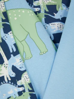 2-Pack Dinosaur Graphic Pajamas|Primark Clearance