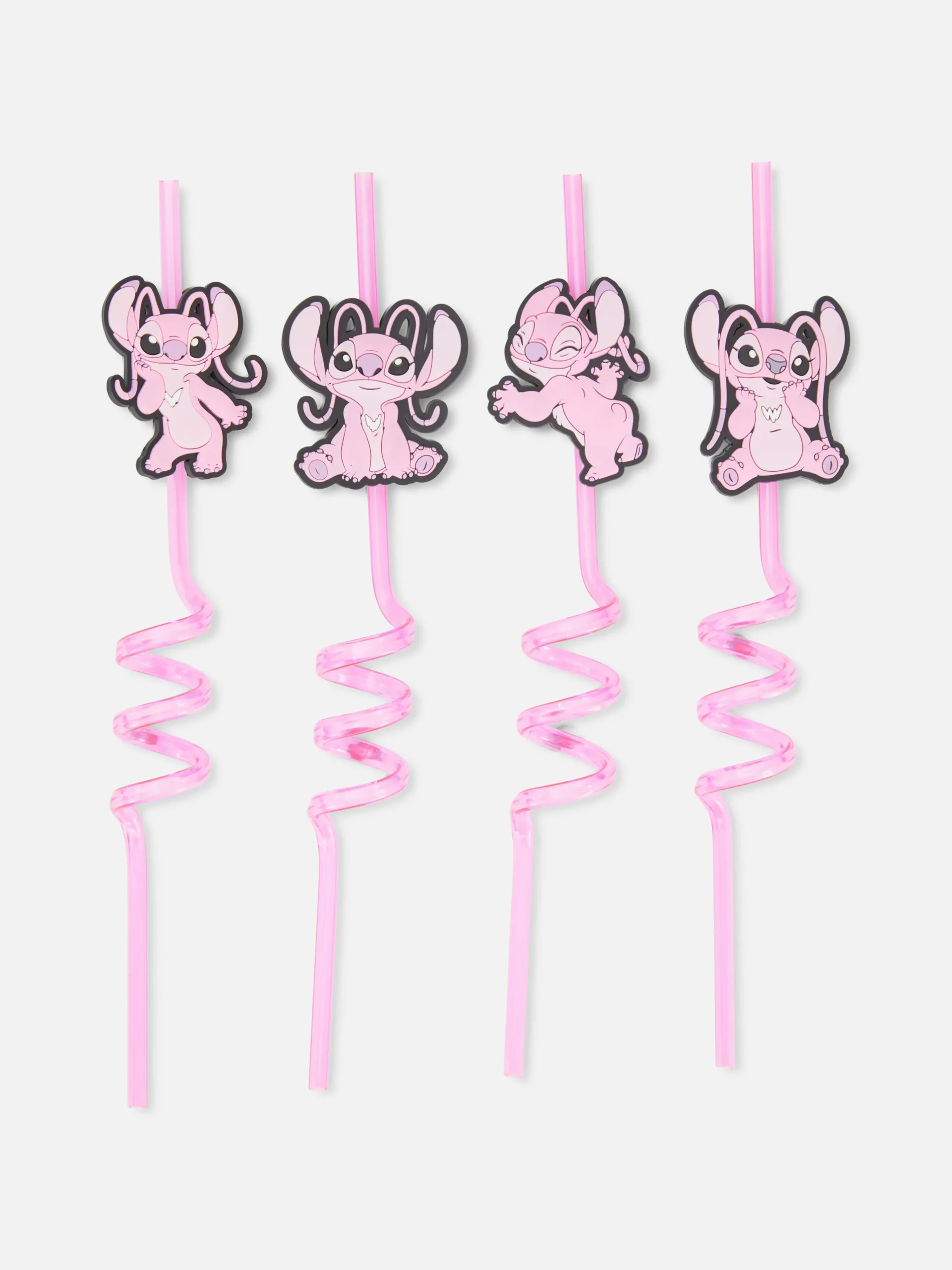 4-Pack Disney's Lilo And Stitch Spiral Straws|Primark Hot