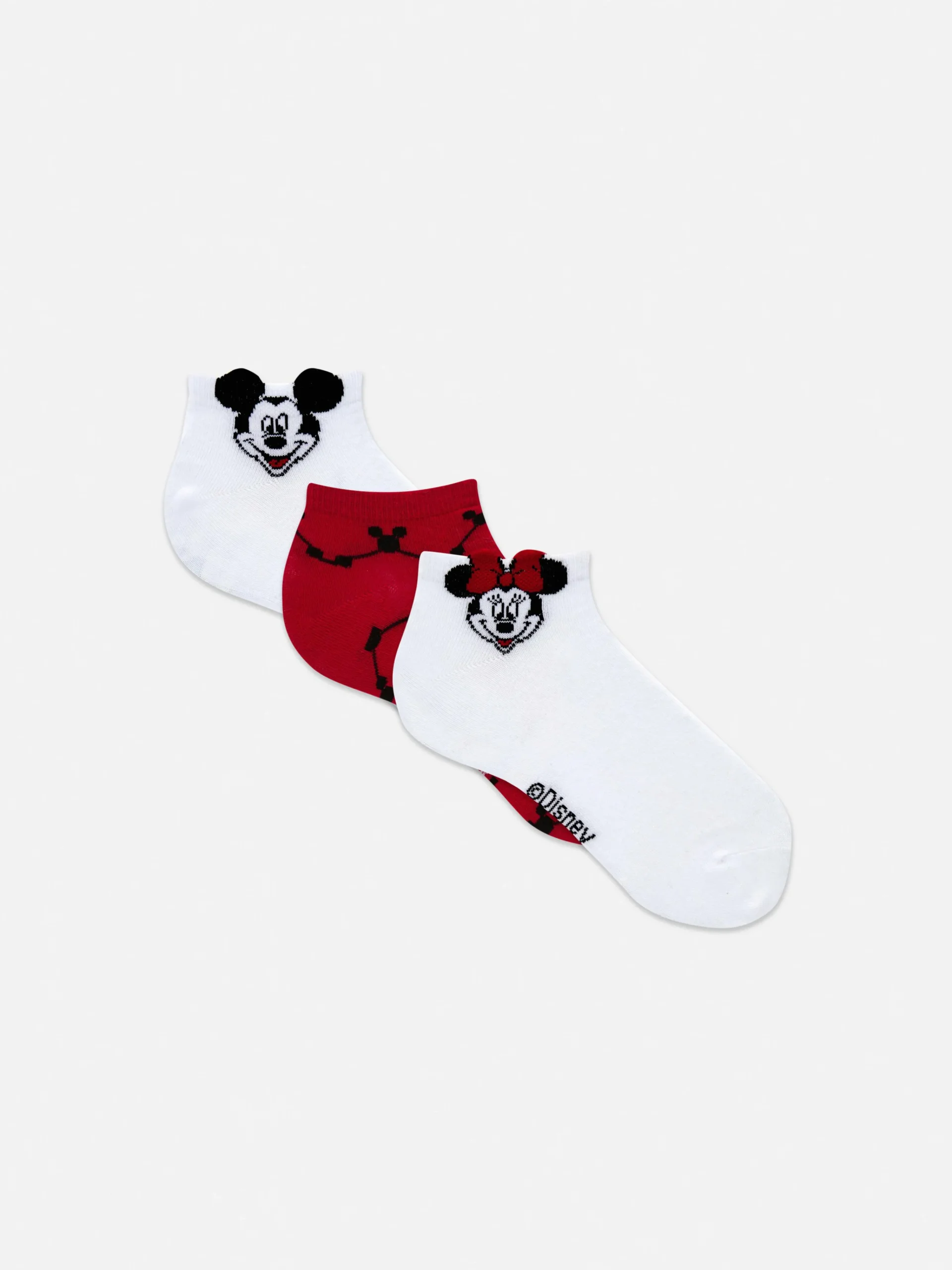 3-Pack Disney’s Mickey And Minnie Mouse Socks|Primark Hot