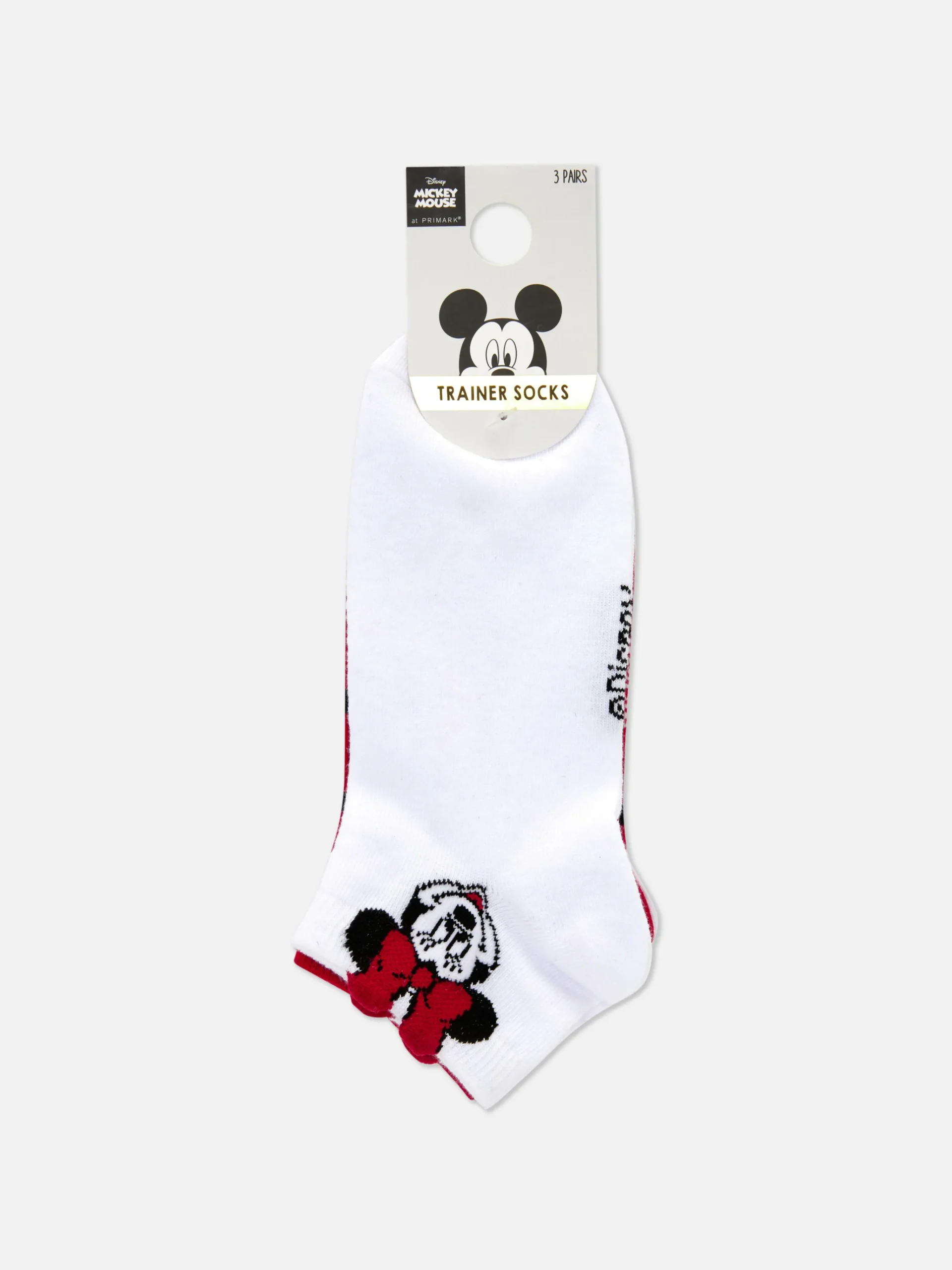 3-Pack Disney’s Mickey And Minnie Mouse Socks|Primark Hot