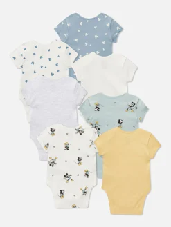 7-Pack Disney’s Mickey Mouse Bodysuits|Primark Online