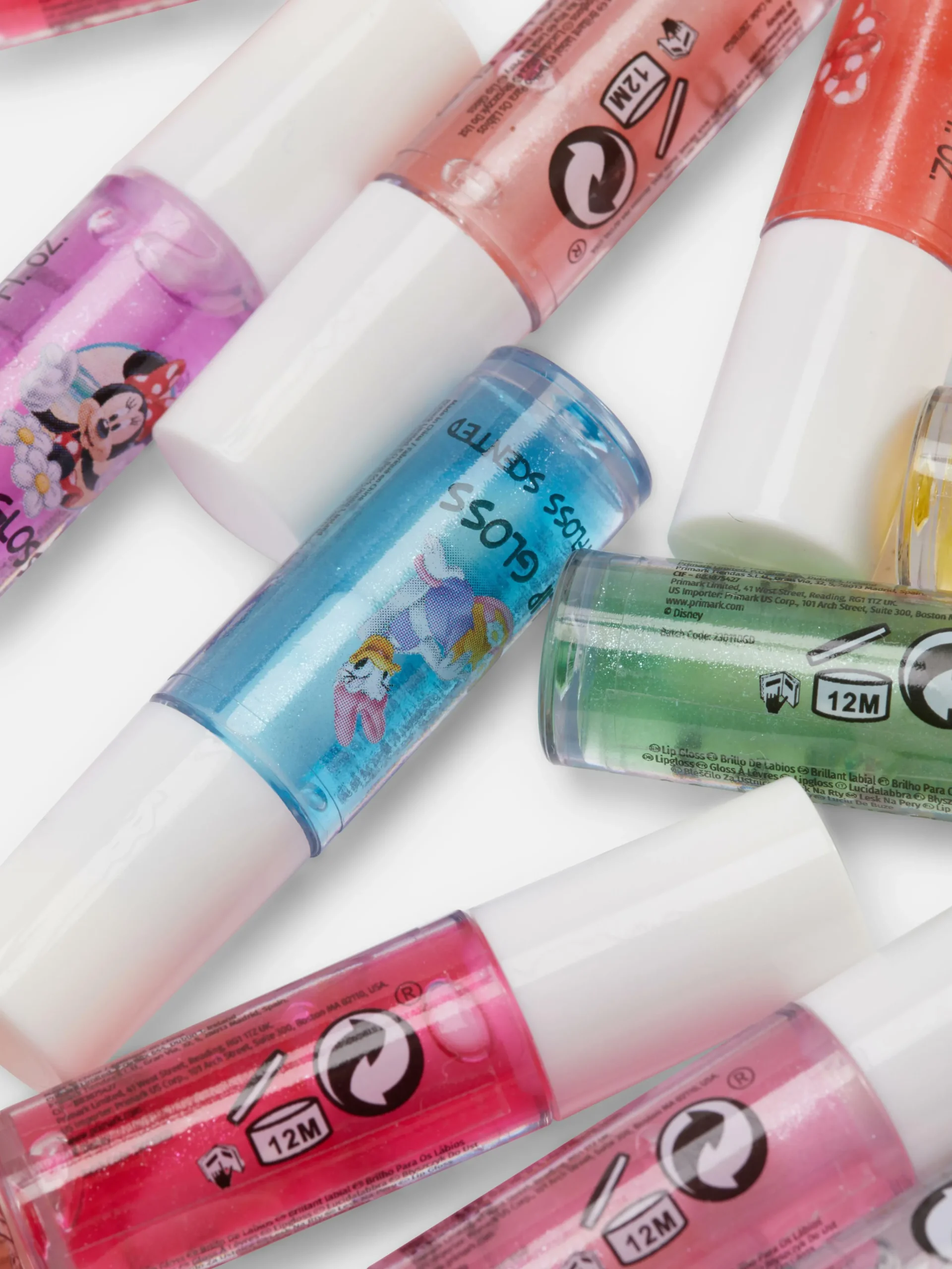12-Pack Disney’s Minnie Mouse Lip Glosses|Primark Outlet