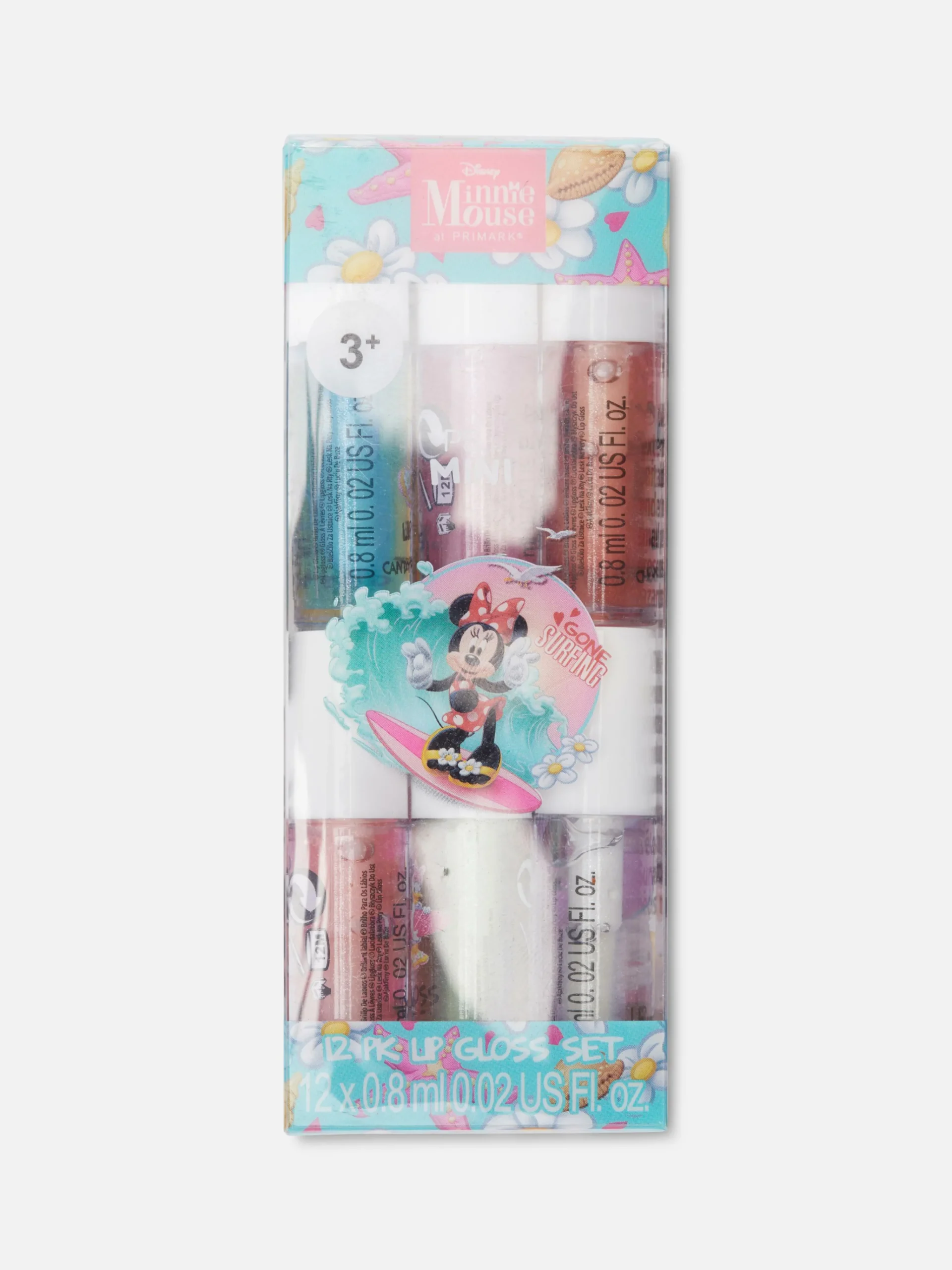 12-Pack Disney’s Minnie Mouse Lip Glosses|Primark Outlet